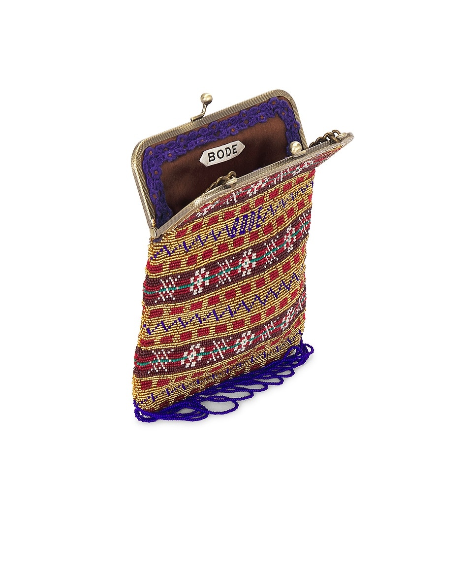 Beaded Bracken Frame Bag - 4
