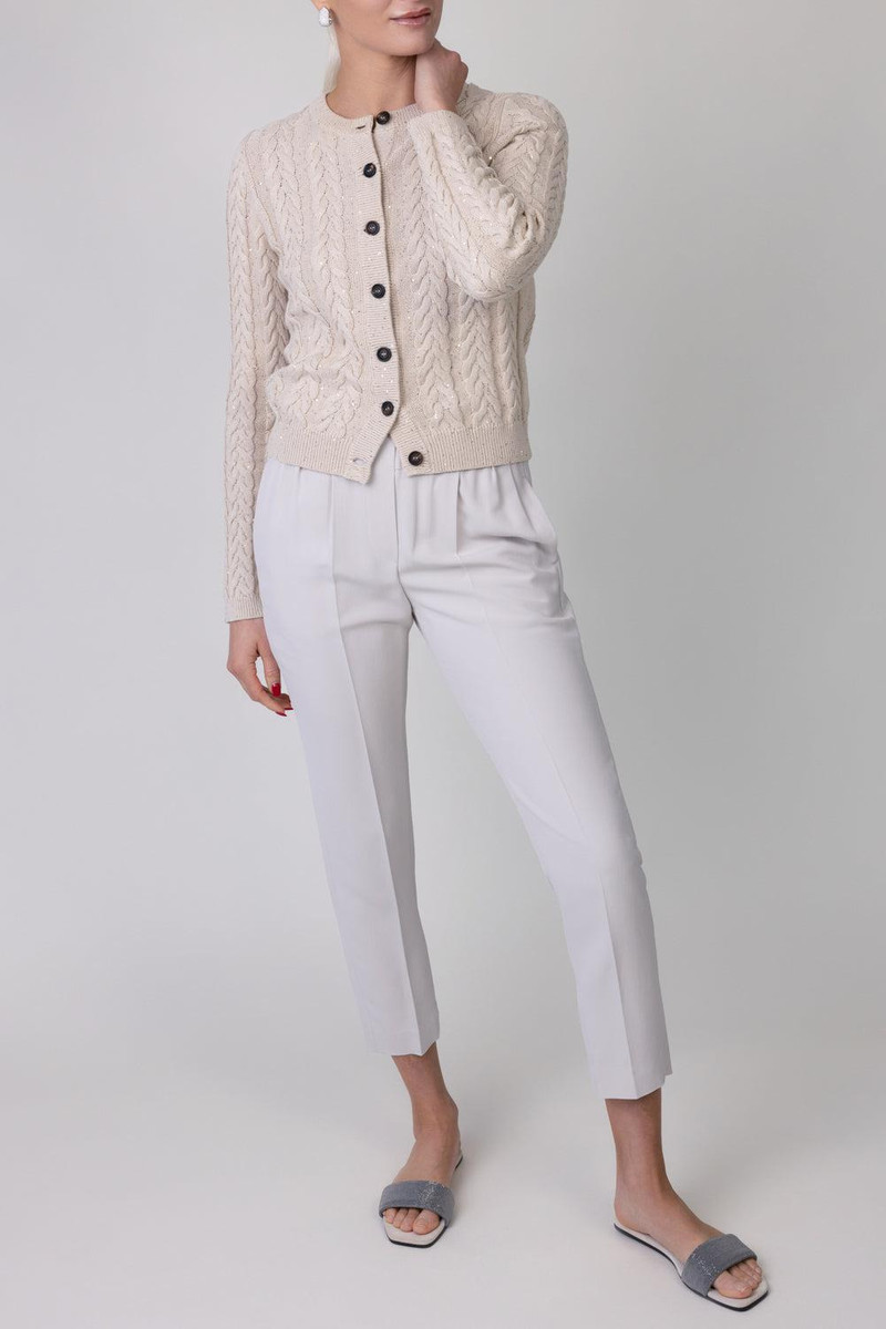 Brunello Cucinelli Classic Pull On Pant - Ice outlook