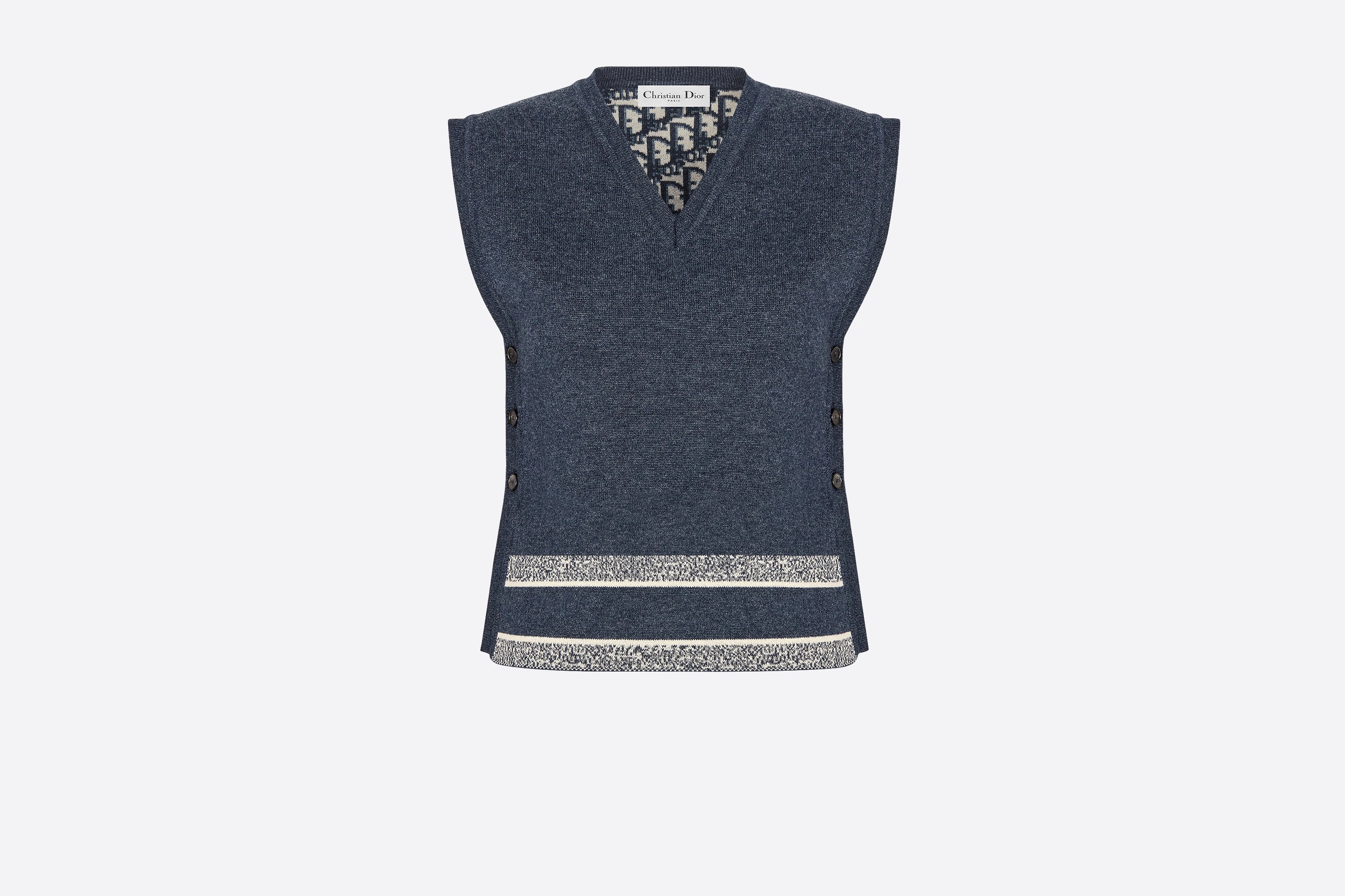 Reversible Sleeveless Sweater - 1