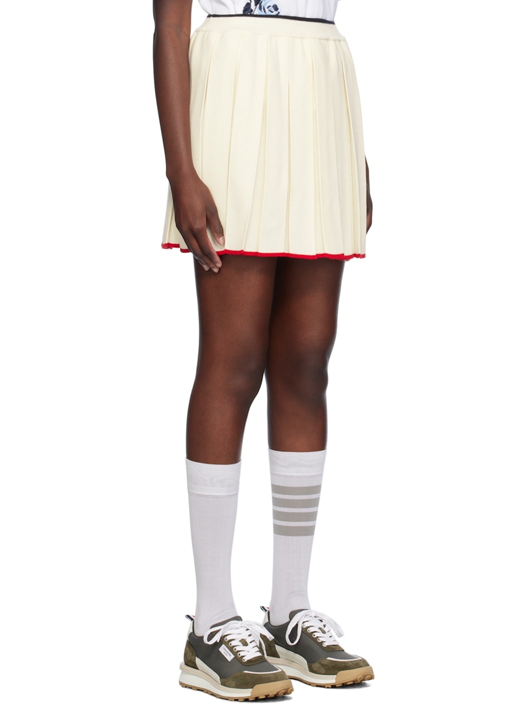 Off-White Pleated Miniskirt - 2
