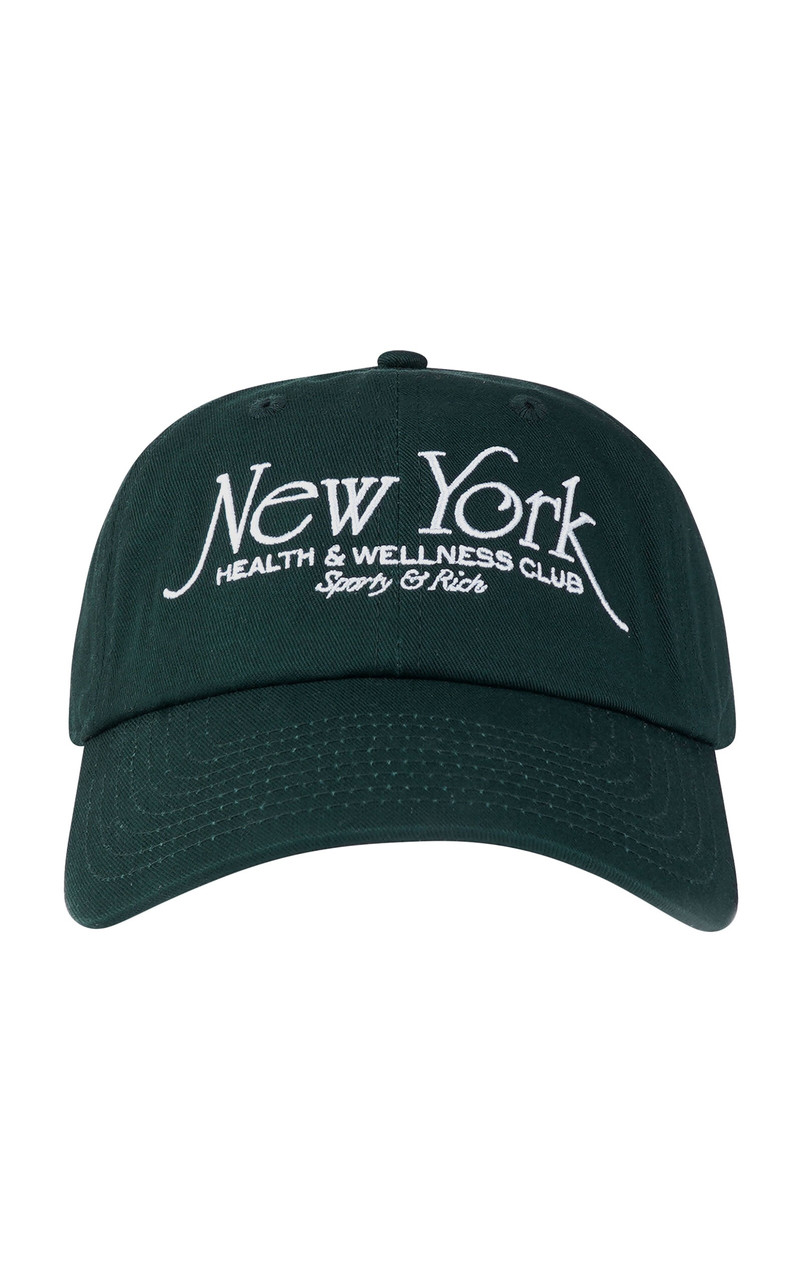 Sporty & Rich NY '94 Cotton Baseball Cap green outlook