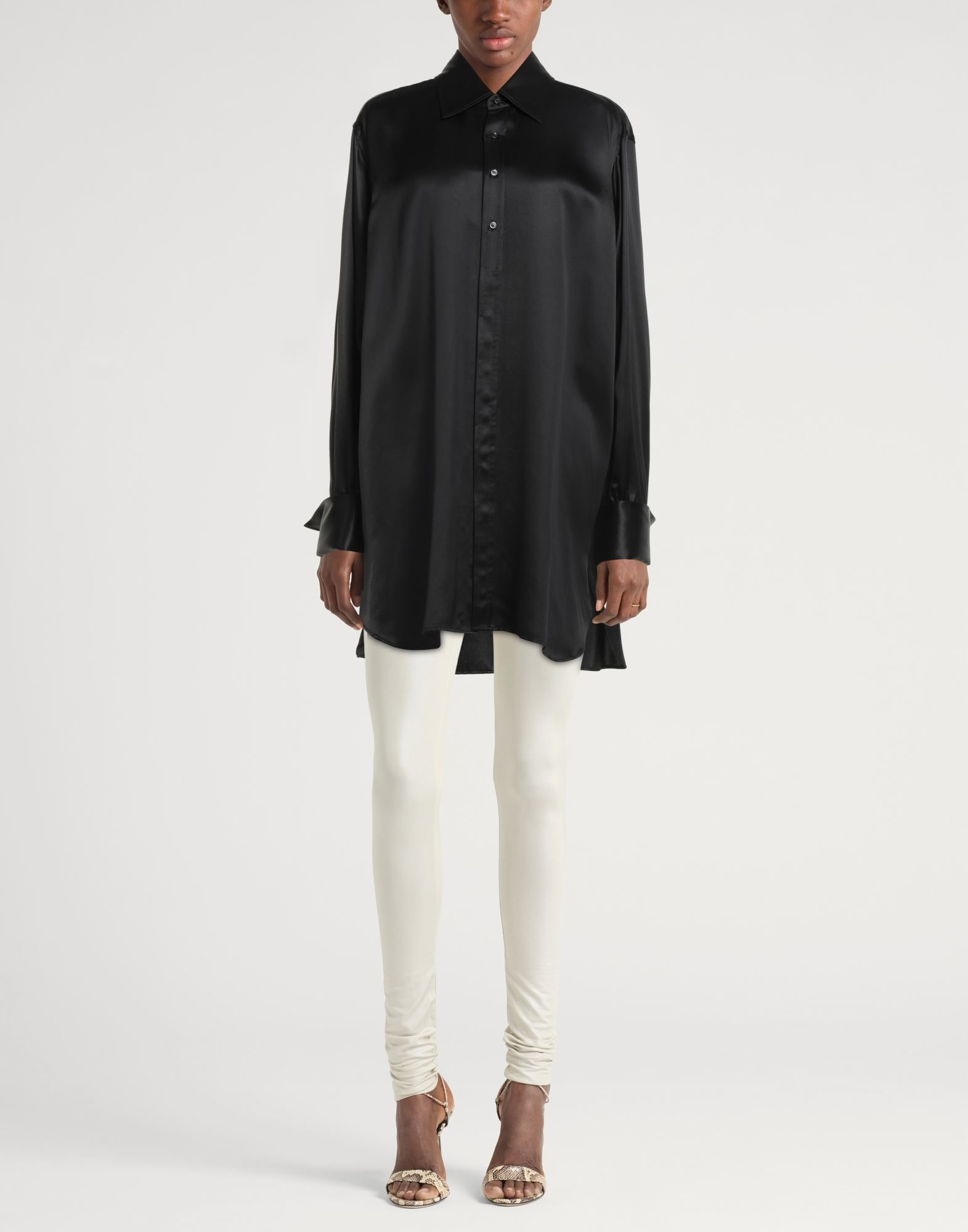 Off white Women's Silk Shirts & Blouses - 2