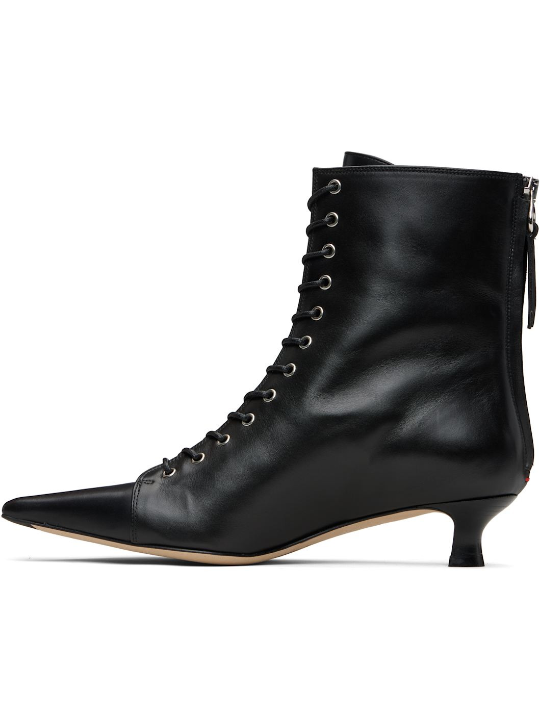 Black Trixi Calf Leather Boots - 3