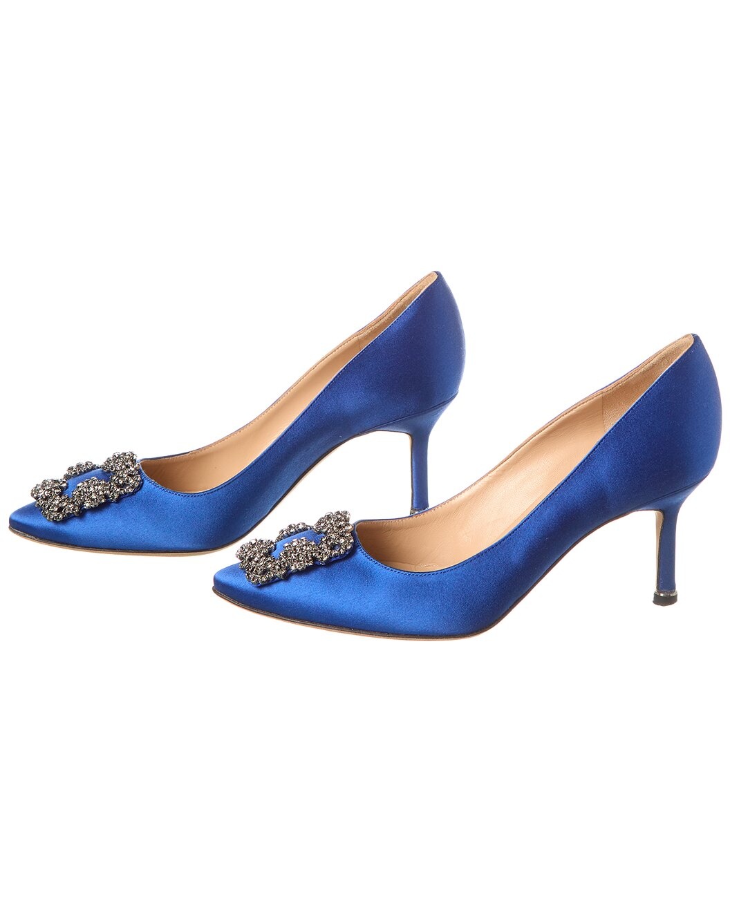 Manolo Blahnik Hangisi 70 Satin Pump - 2