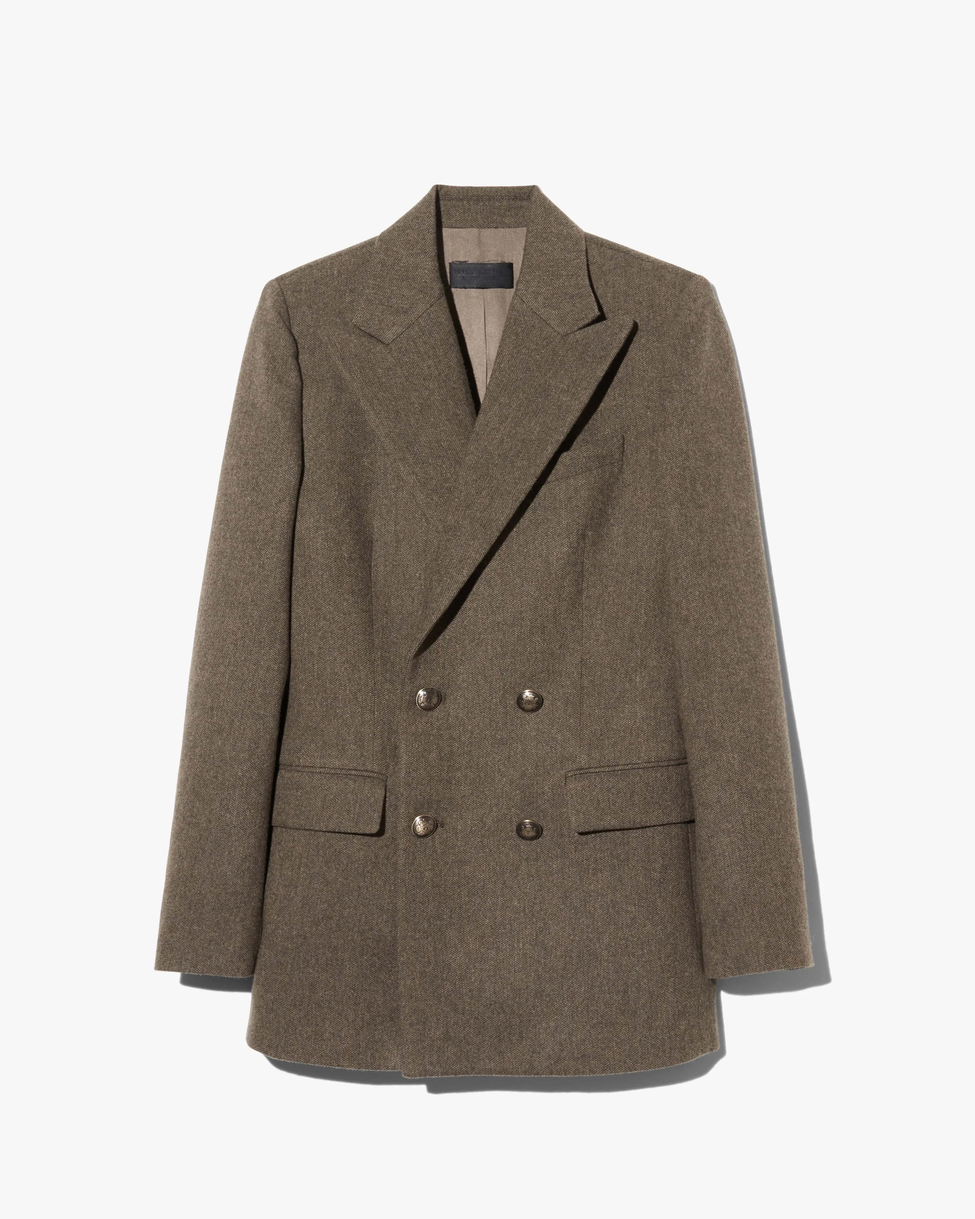 WESTON DOUBLE BREASTED WOOL BLAZER - 1
