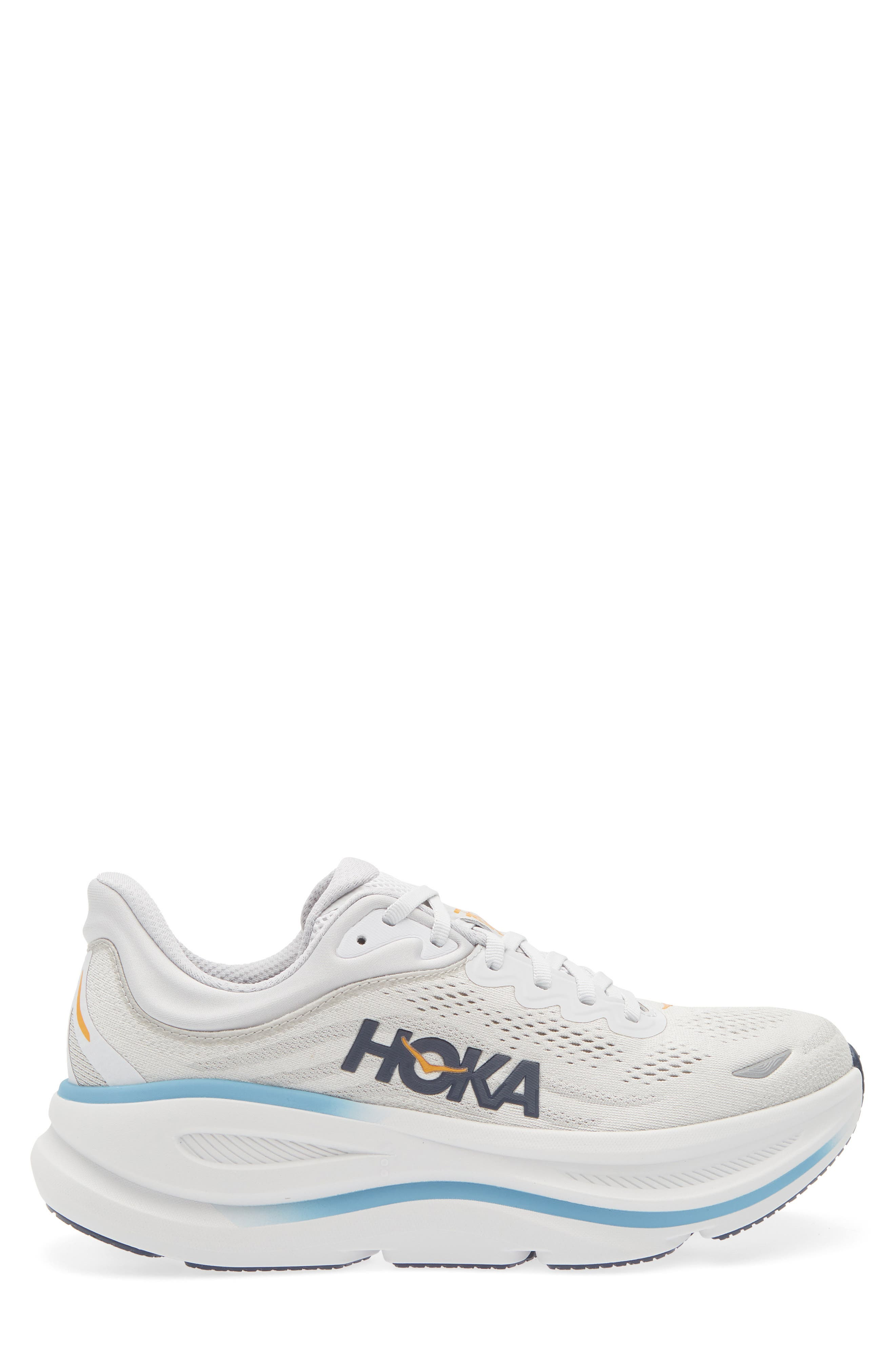 HOKA Bondi 9 Running Shoe in Stardust /Cosmic Grey at Nordstrom - 3