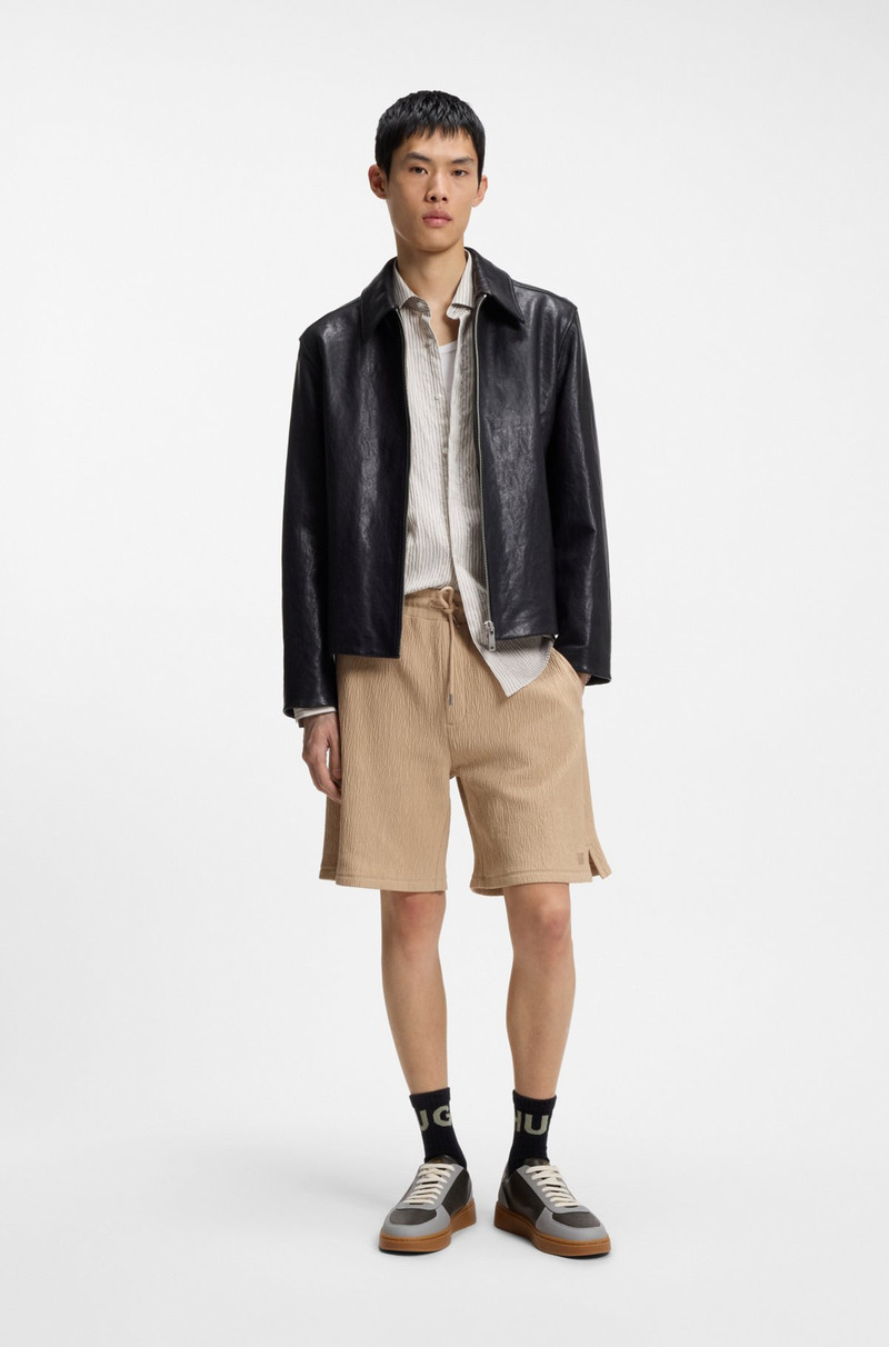 HUGO MODERN-FIT SHIRT IN STRIPED SEERSUCKER outlook