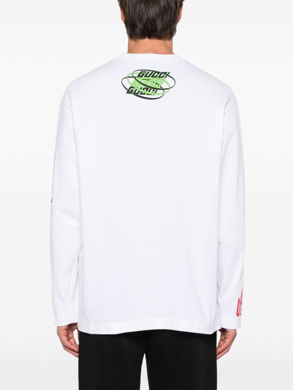 logo-print cotton T-shirt - 4