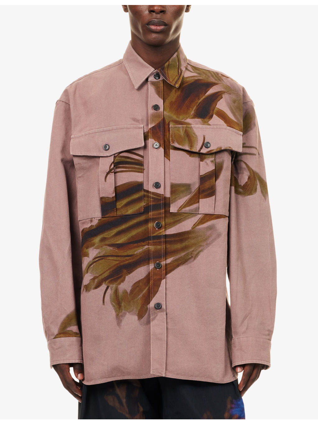 Relaxed-Fit Printed Cotton Shirt - 3
