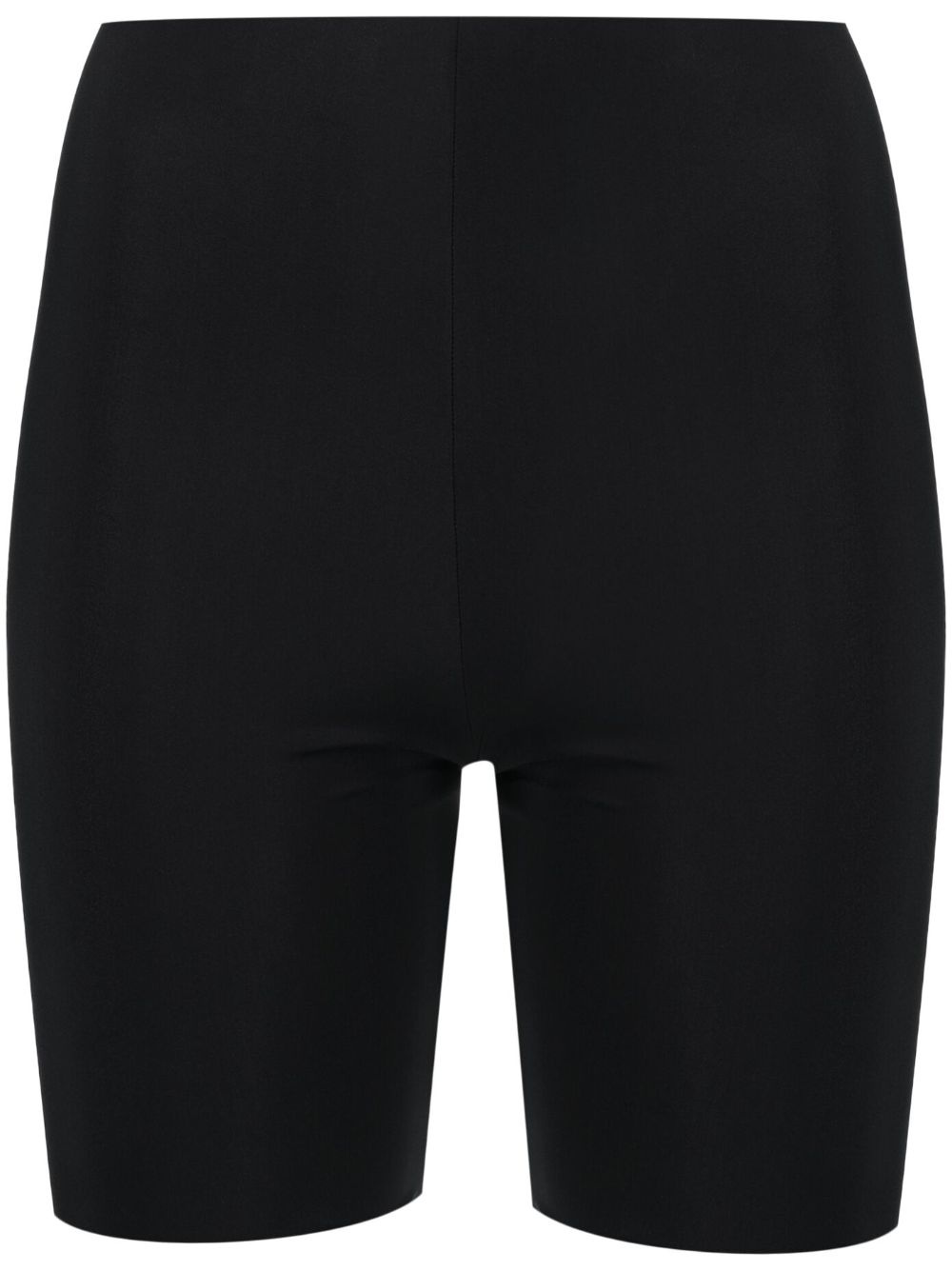 high-waisted biker shorts - 1