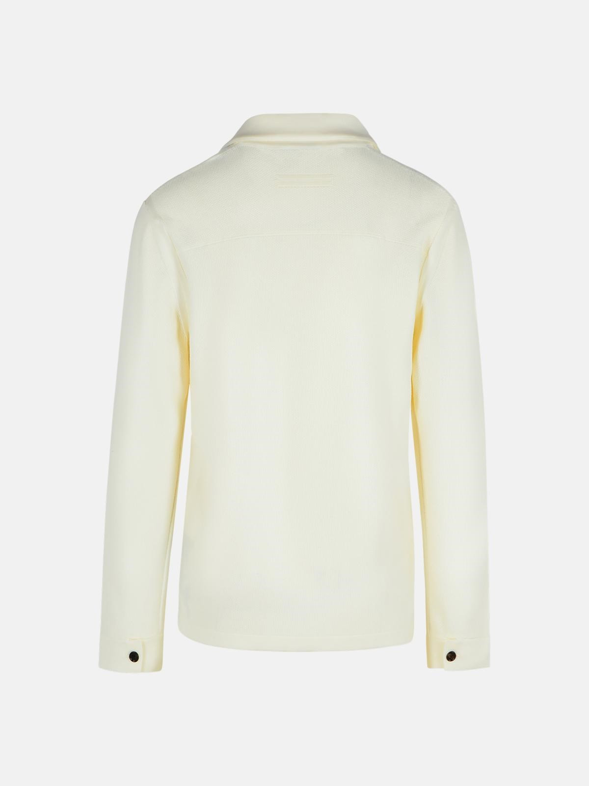 IVORY WOOL SWEATER - 3