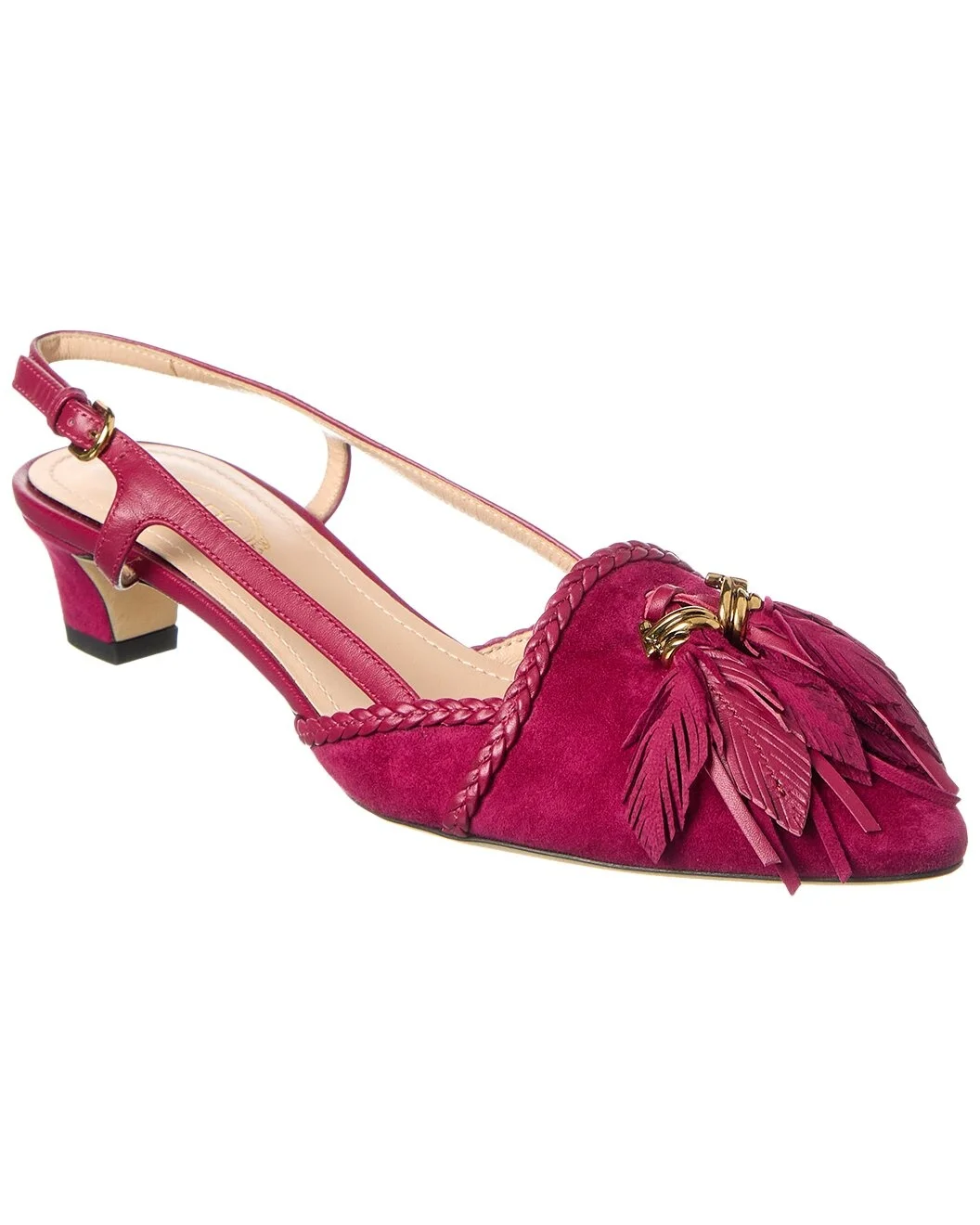 TOD’s Suede Slingback Pump - 1