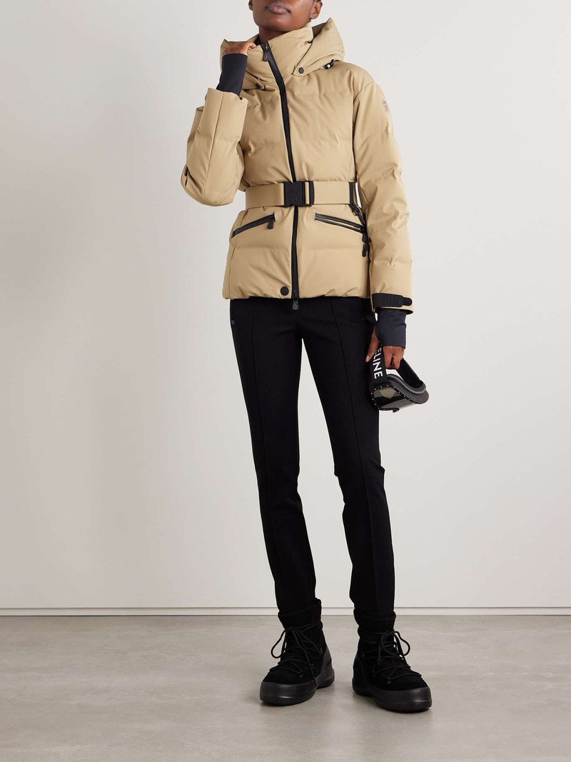 Moncler Grenoble Tolima belted hooded quilted down ski jacket outlook