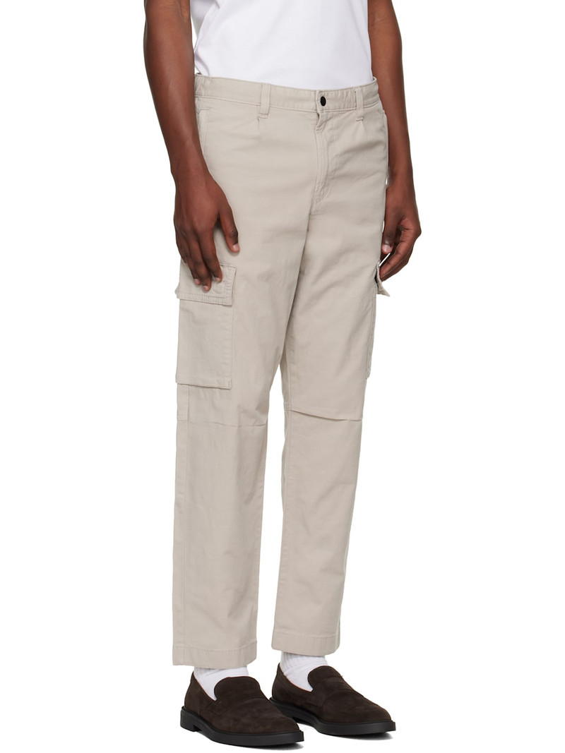 Gray Cotton Cargo Pants 2