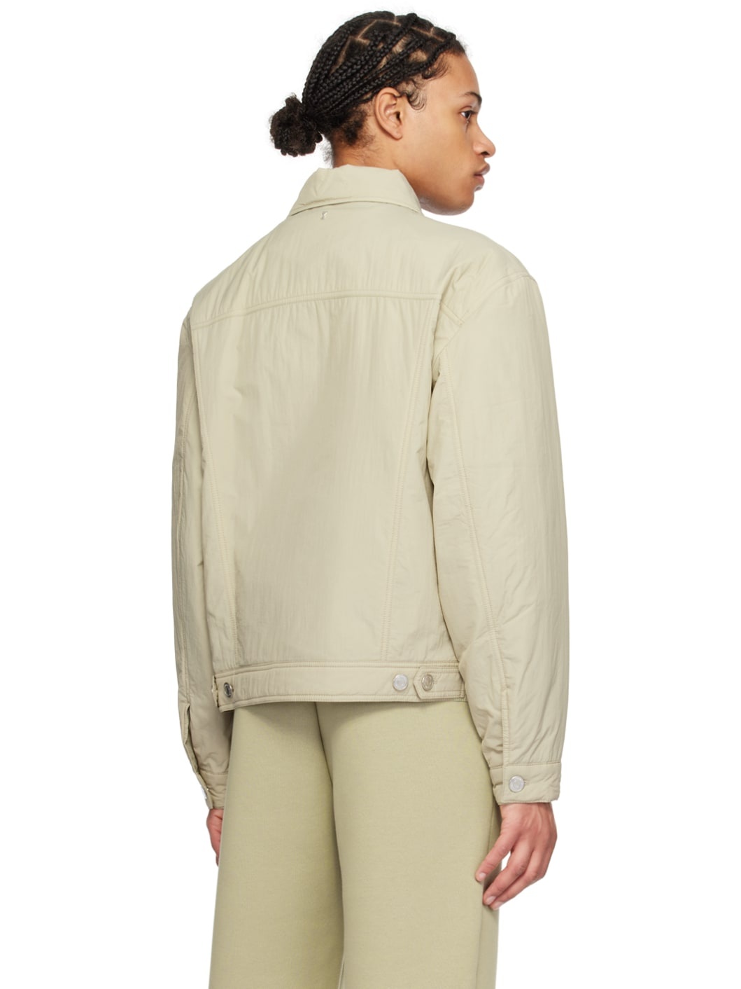 Khaki Padded Jacket - 3