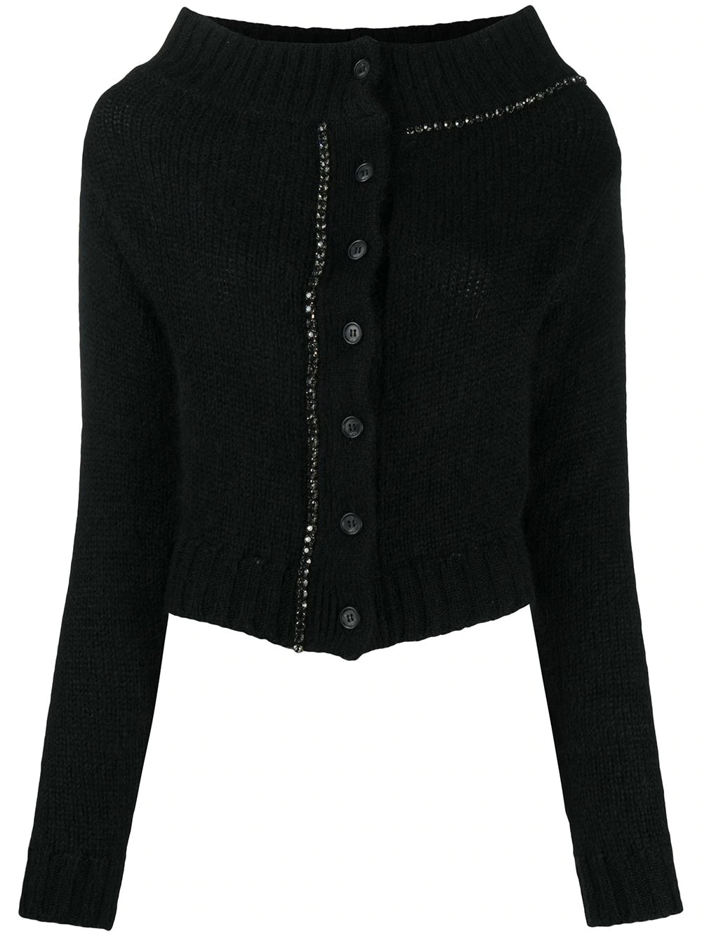 embellished wool cardigan - 1