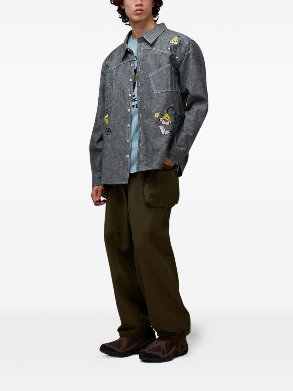 embroidered shirt - 2