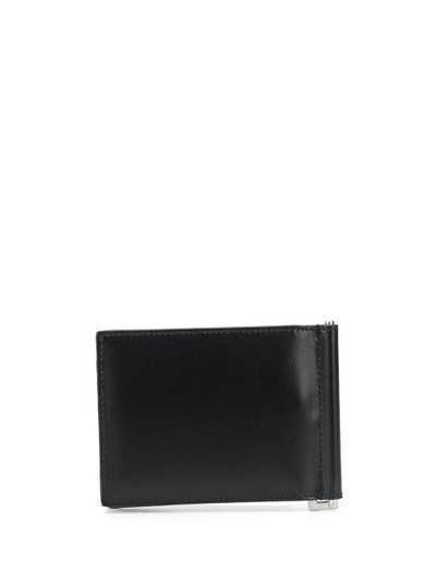 SAINT LAURENT logo plaque money clip wallet outlook