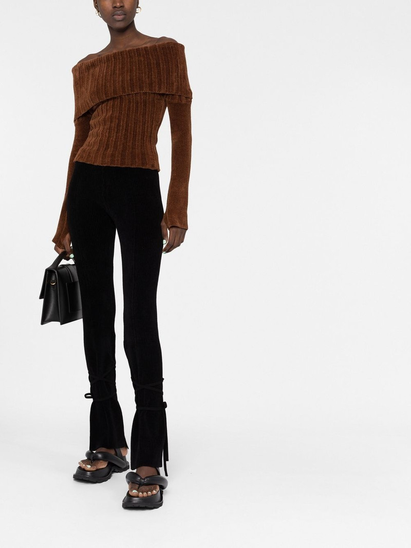 JACQUEMUS flared-hem trousers outlook