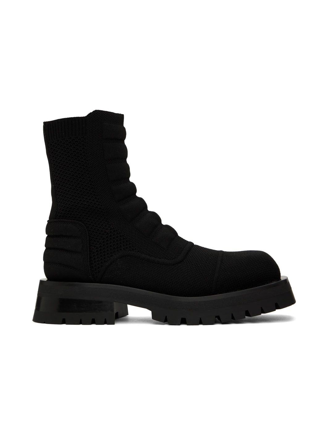 Balmain Black Army Chelsea Boots ssense REVERSIBLE
