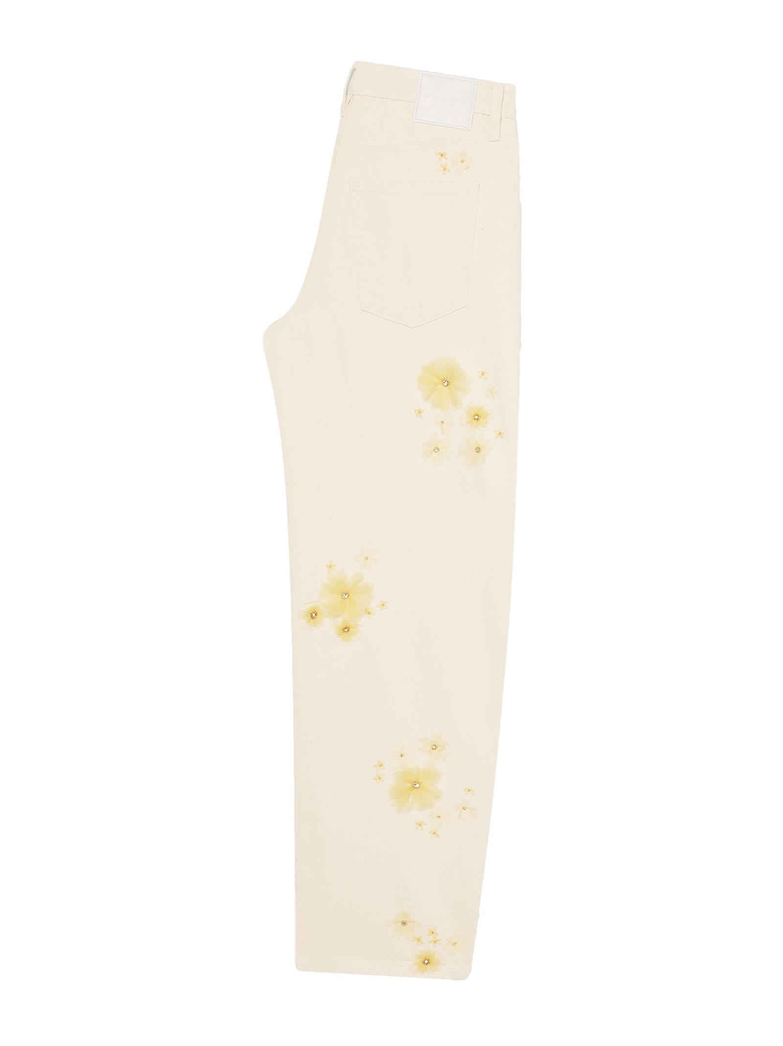 JEANS EMBELLISHED LOW SLUNG BARREL FRAME - 2