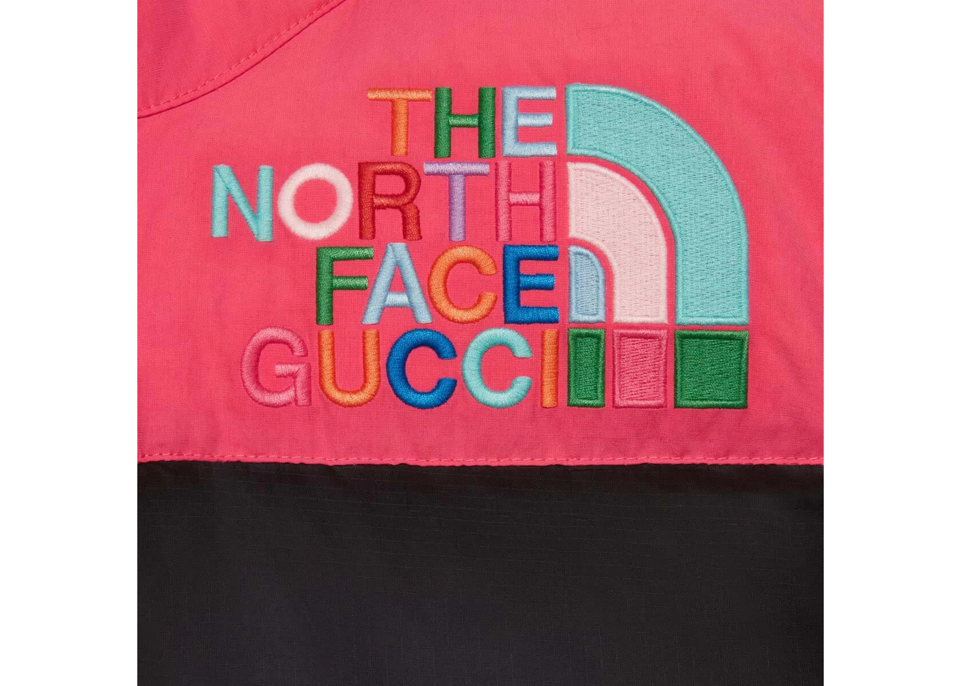 Gucci x The North Face Down Jacket Black/Multicolor - 3