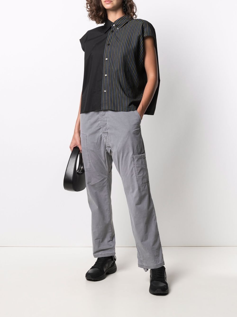 straight-leg cargo trousers - 3