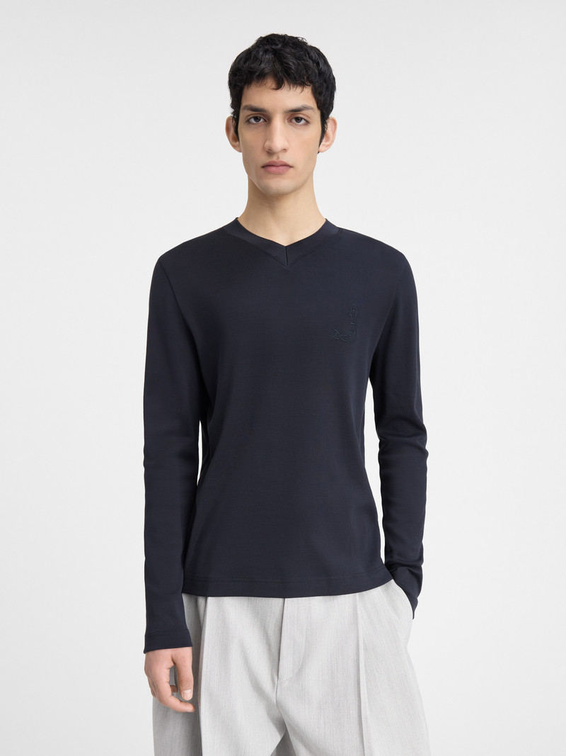 JACQUEMUS Le t-shirt Pesco manches longues outlook