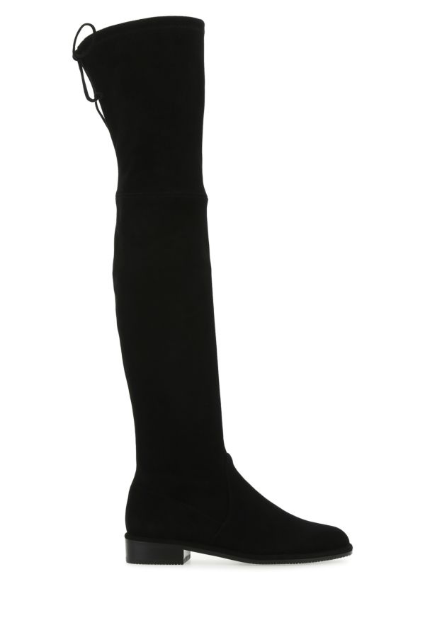 Black suede Lowland boots - 1