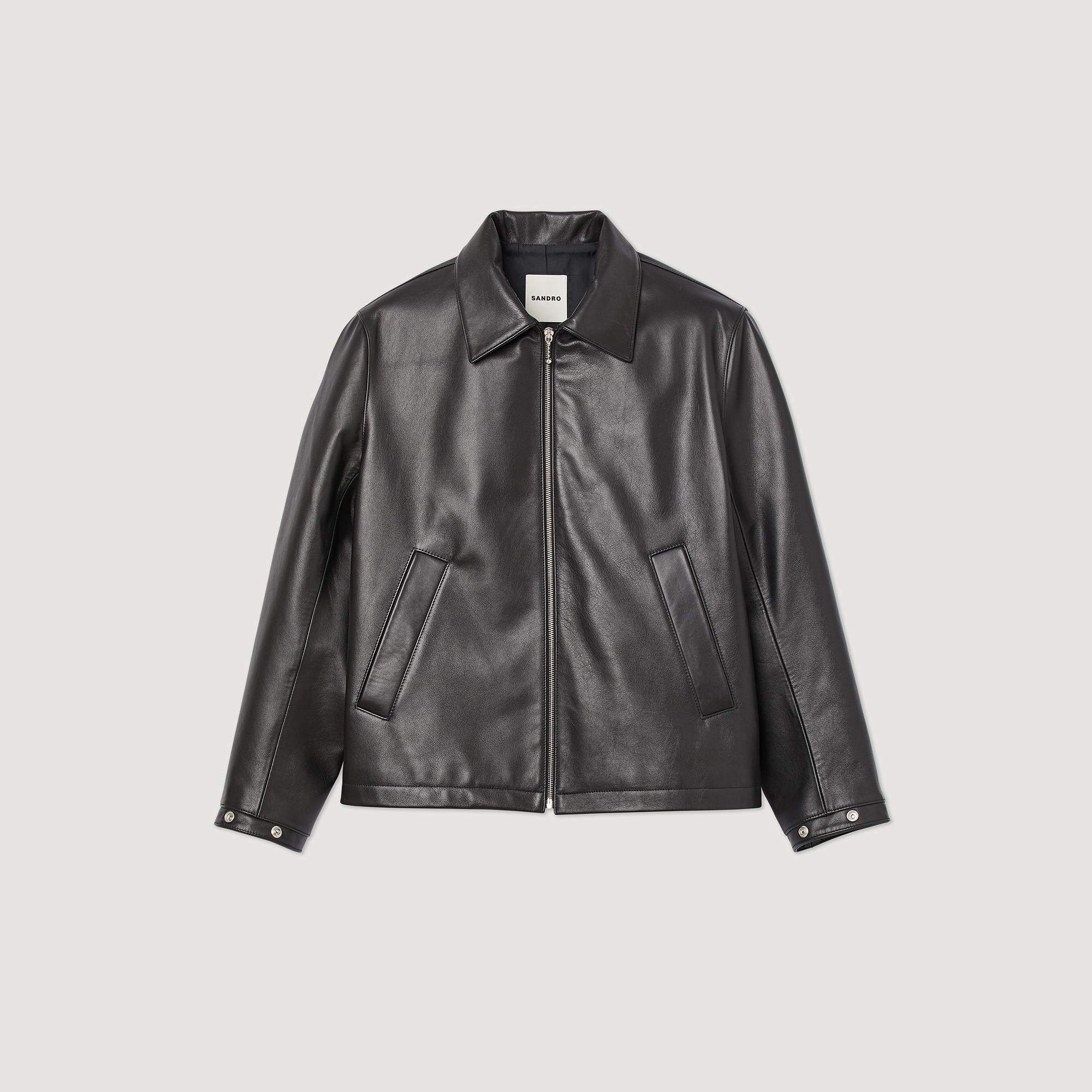 Smooth leather jacket - 1