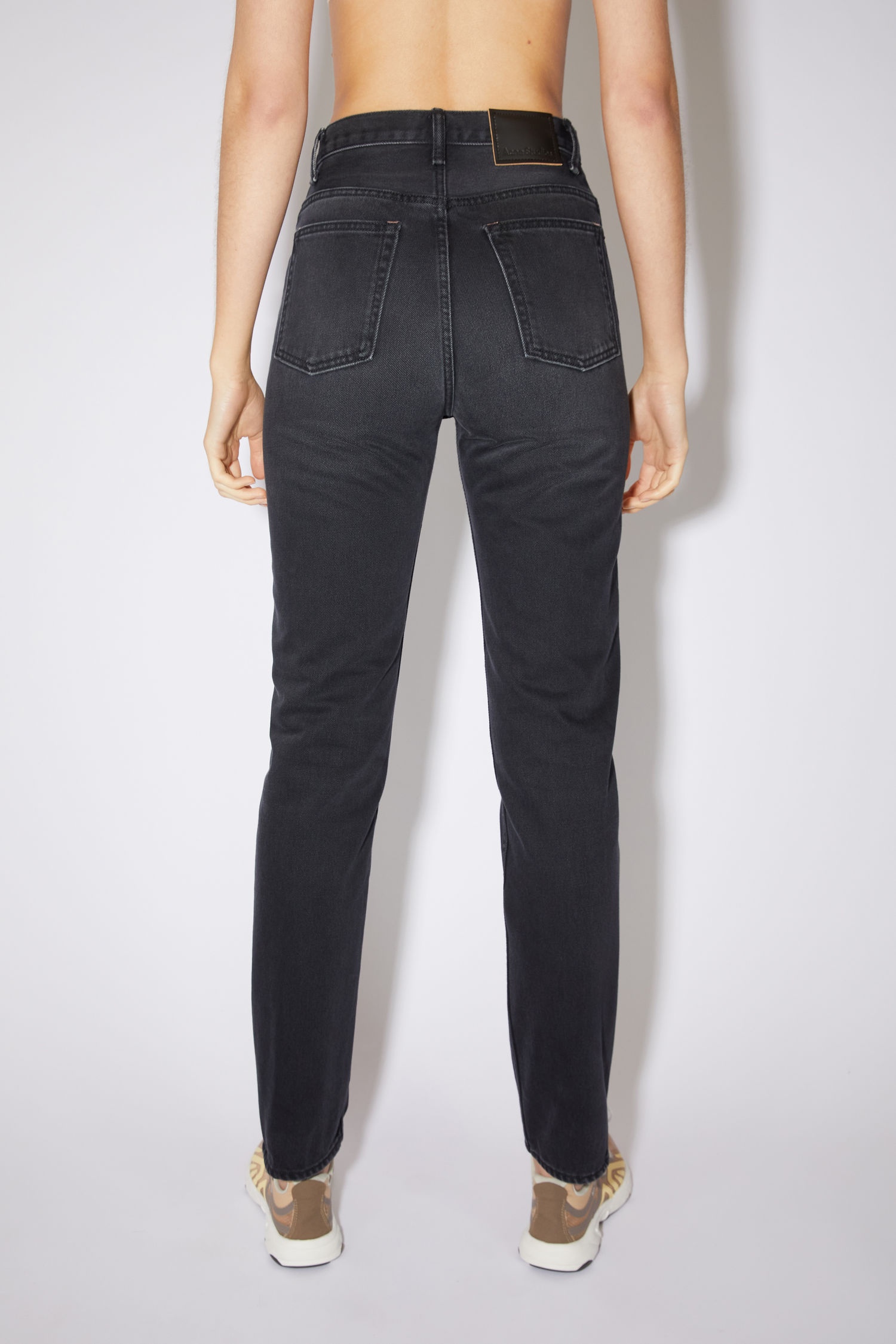 Slim fit jeans washed black - 3