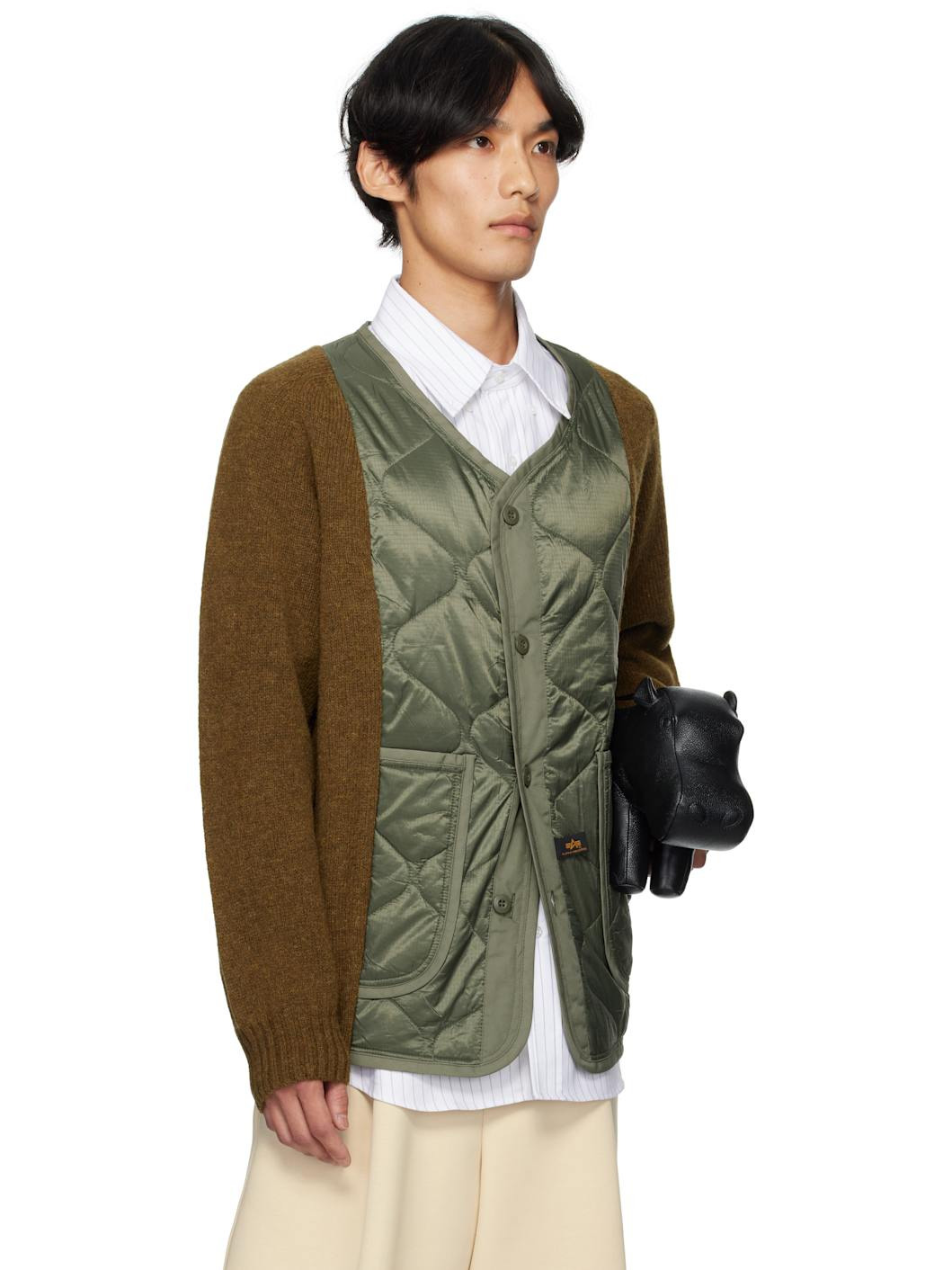 Brown & Green N°80 Liningknitter Cardigan Jacket - 2