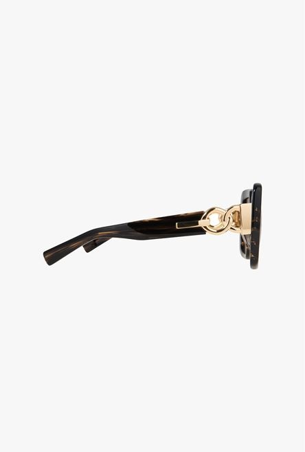 Tortoiseshell effect acetate La Royale sunglasses - 3