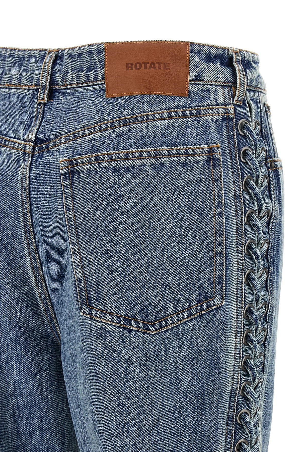'Laced Straight Leg' jeans - 6