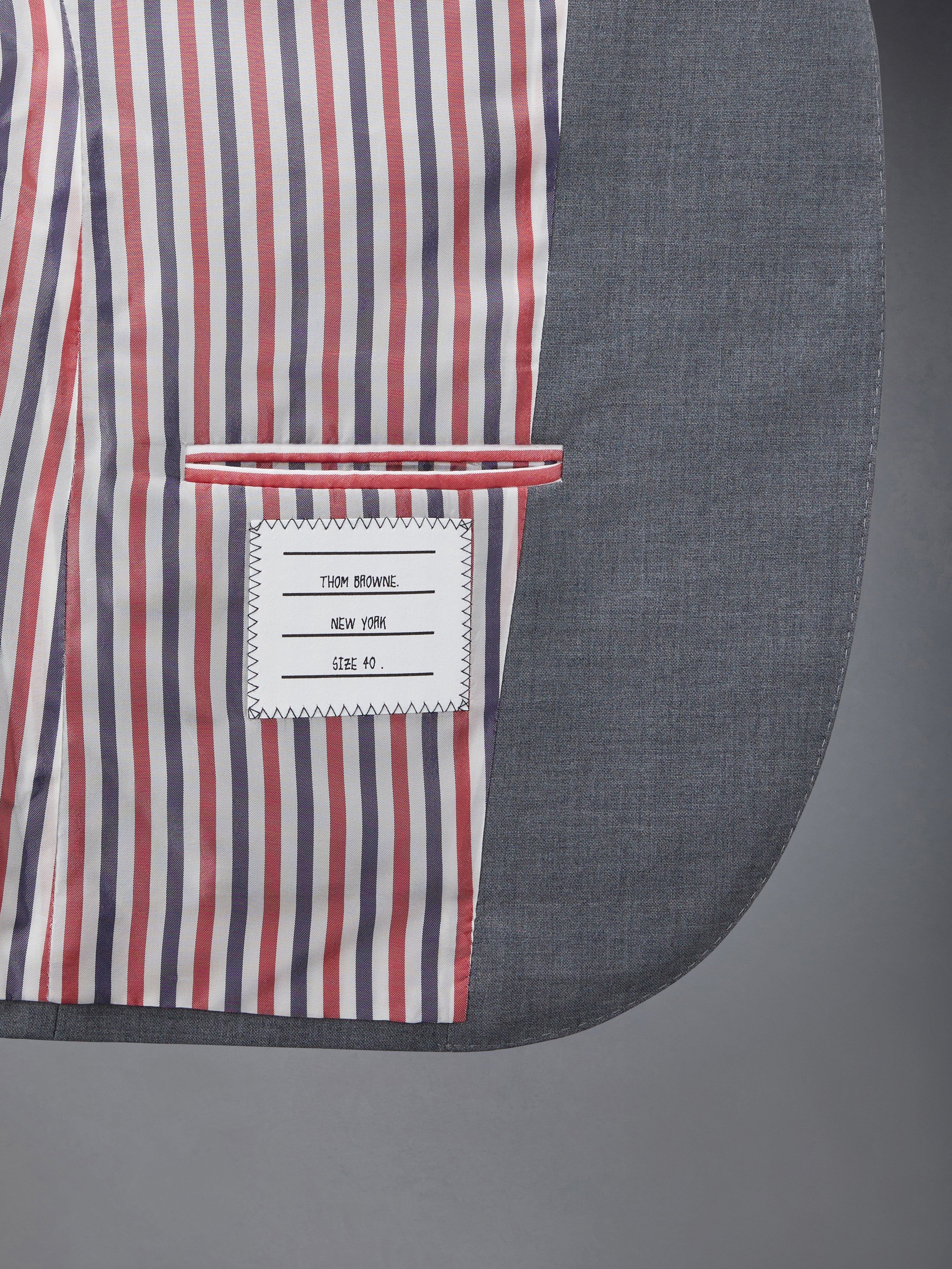 PLAIN WEAVE 4-BAR HIGH ARMHOLE SPORT COAT - 6