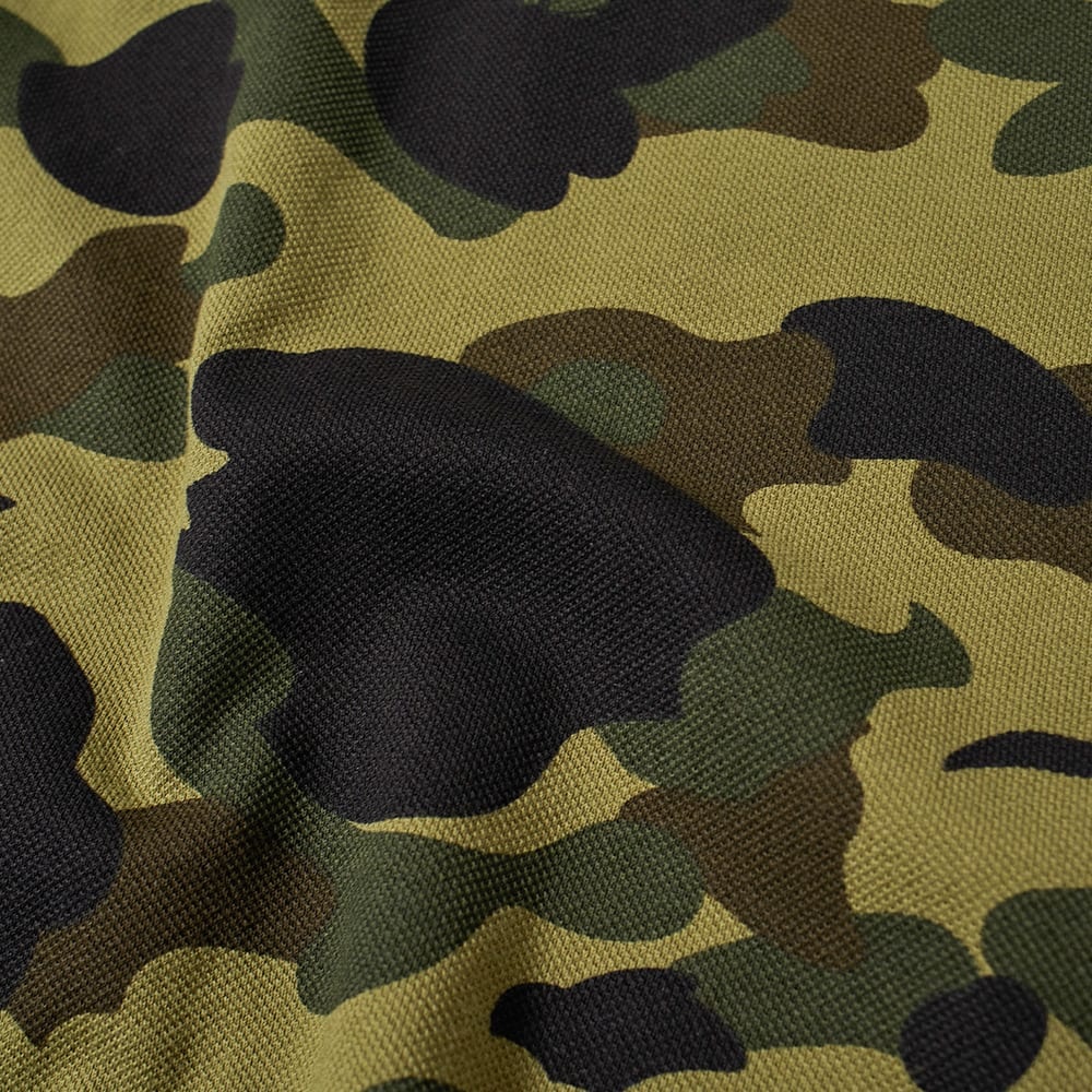 A Bathing Ape 1st Camo Ape Head Polo - 3