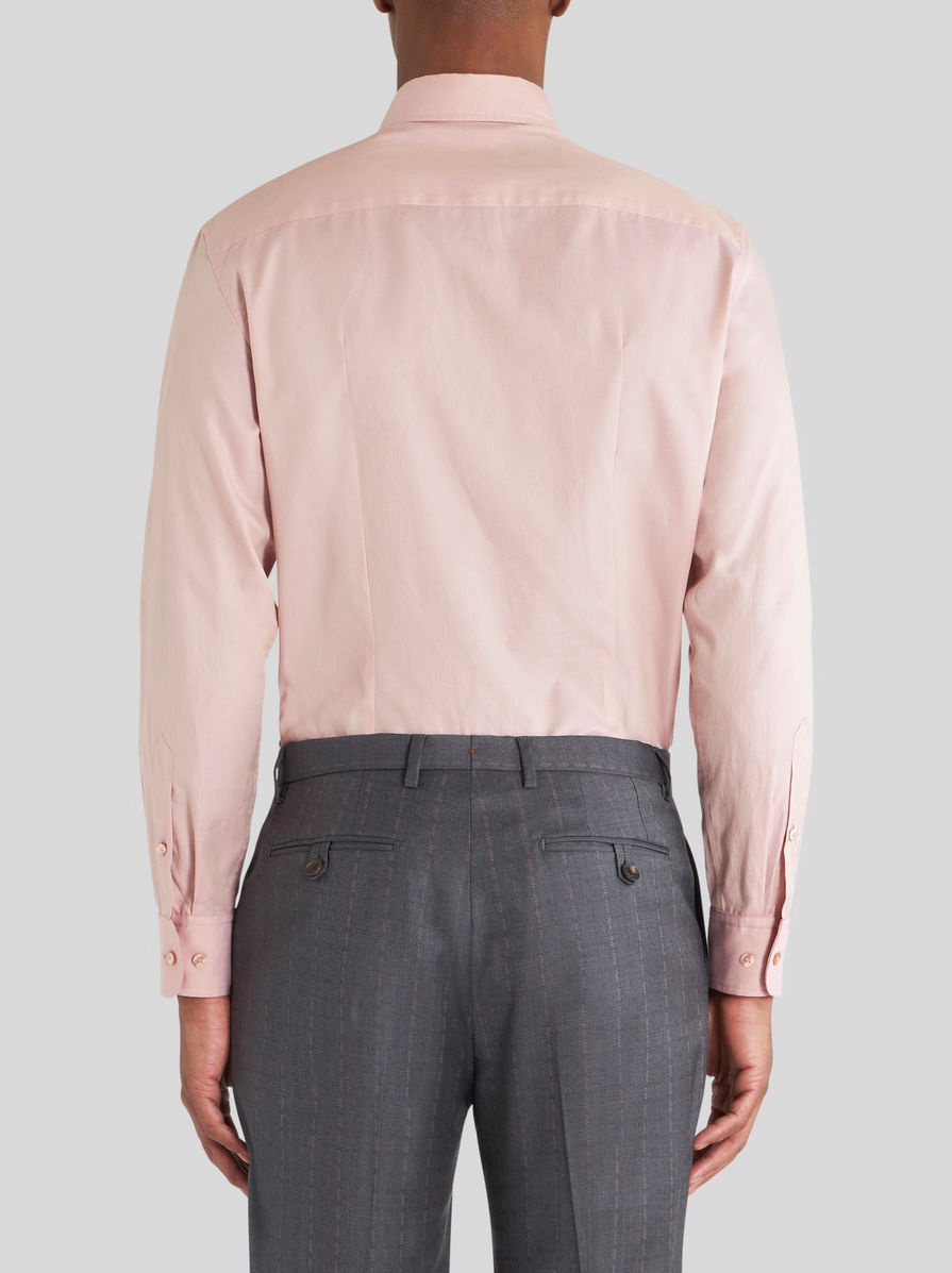 COTTON SHIRT WITH MINI LOGO - 4