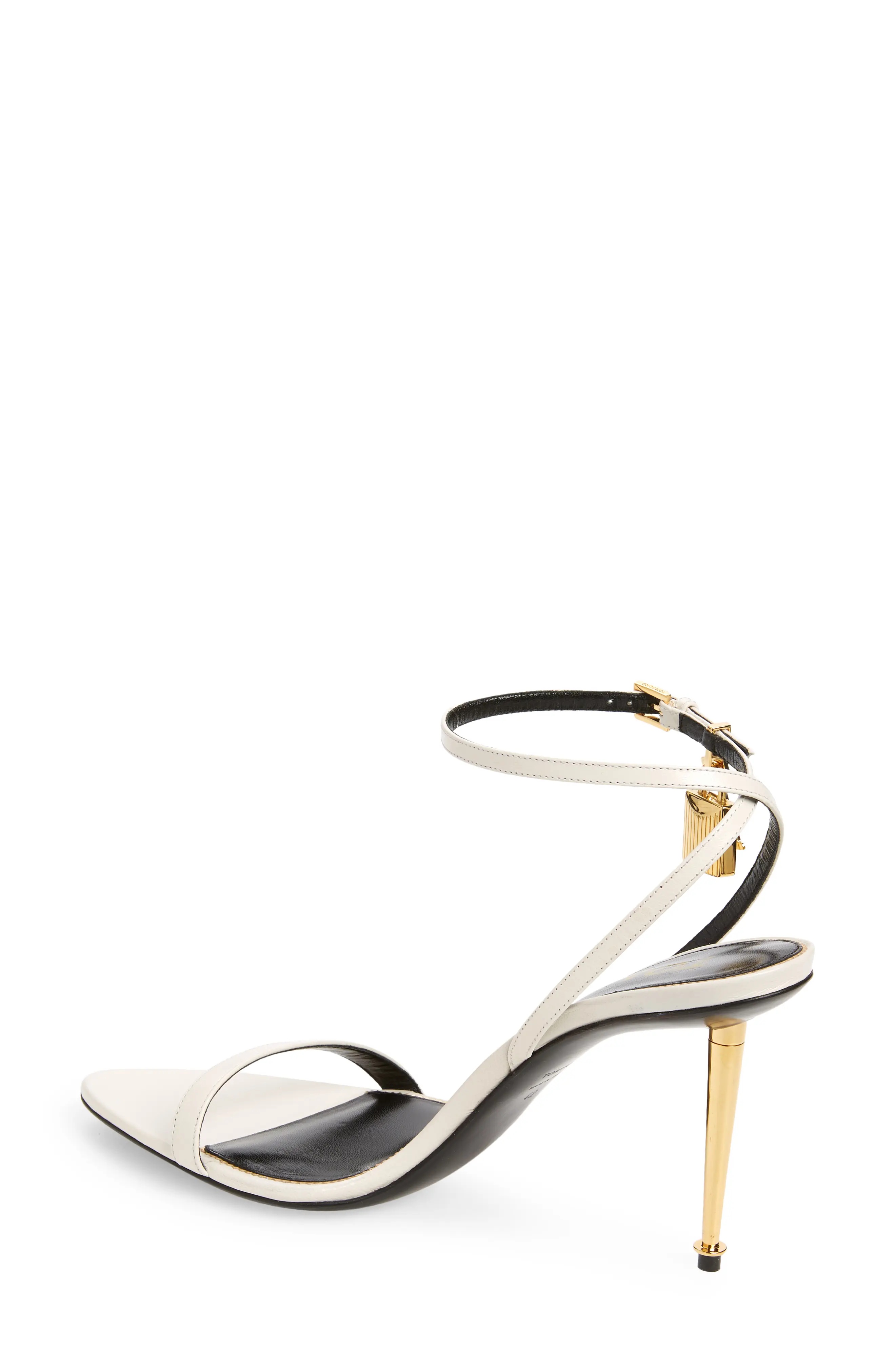 Padlock Naked Pointy Toe Sandal - 2