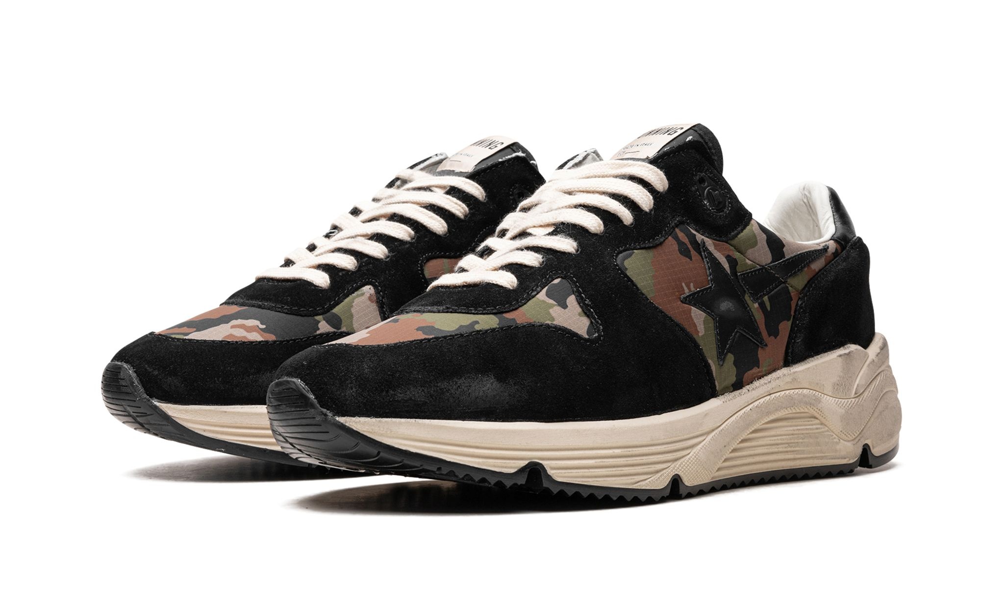 RUNNING SOLE "BLACK / CAMO" - 2