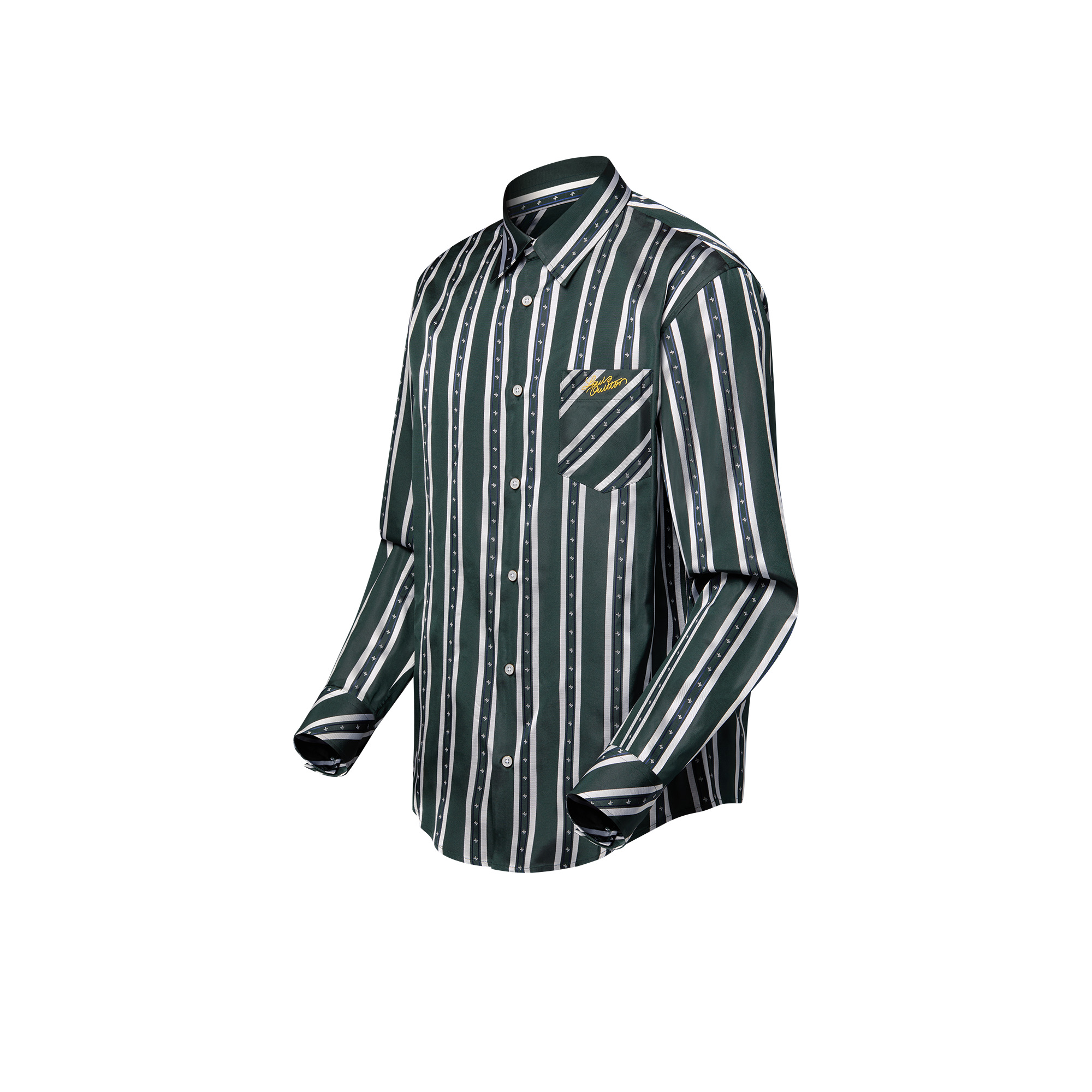 Long-Sleeved Silk Shirt - 2