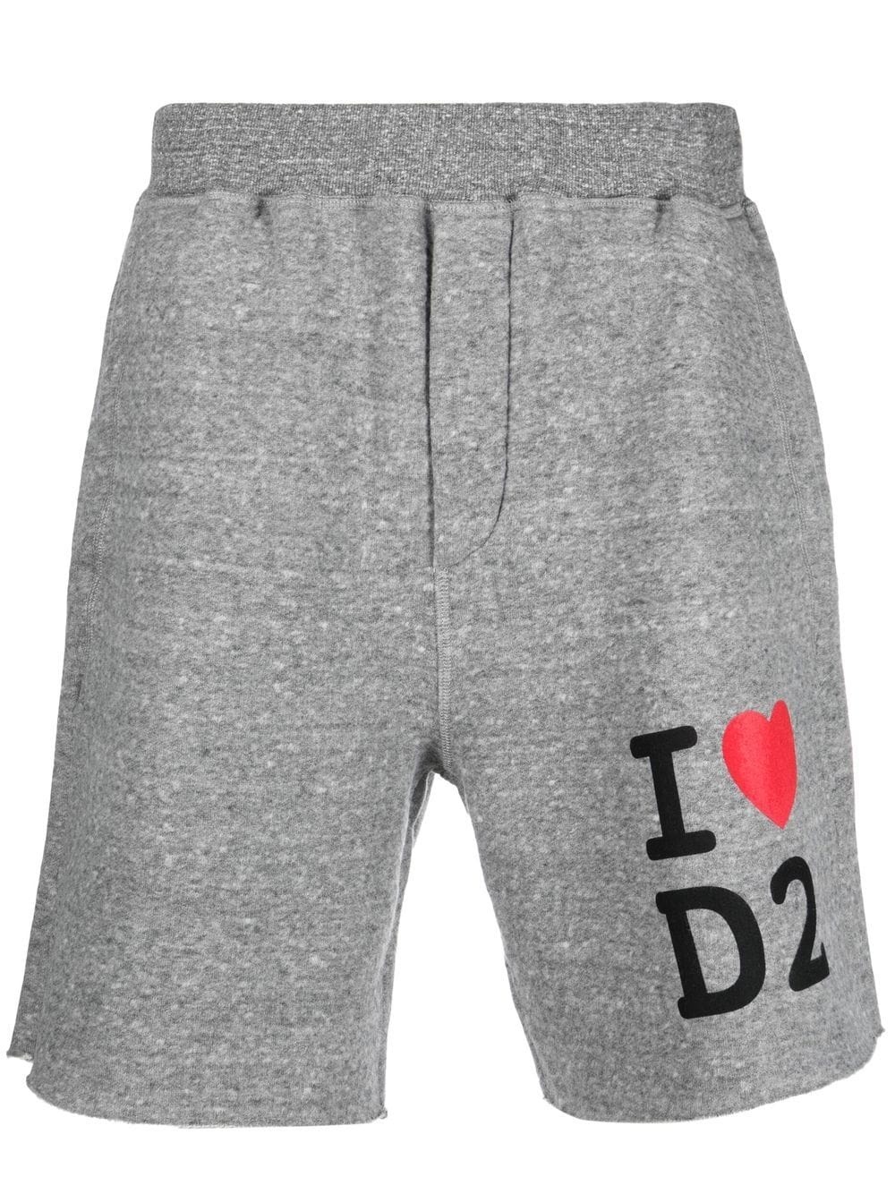 I Love D2 track shorts - 1