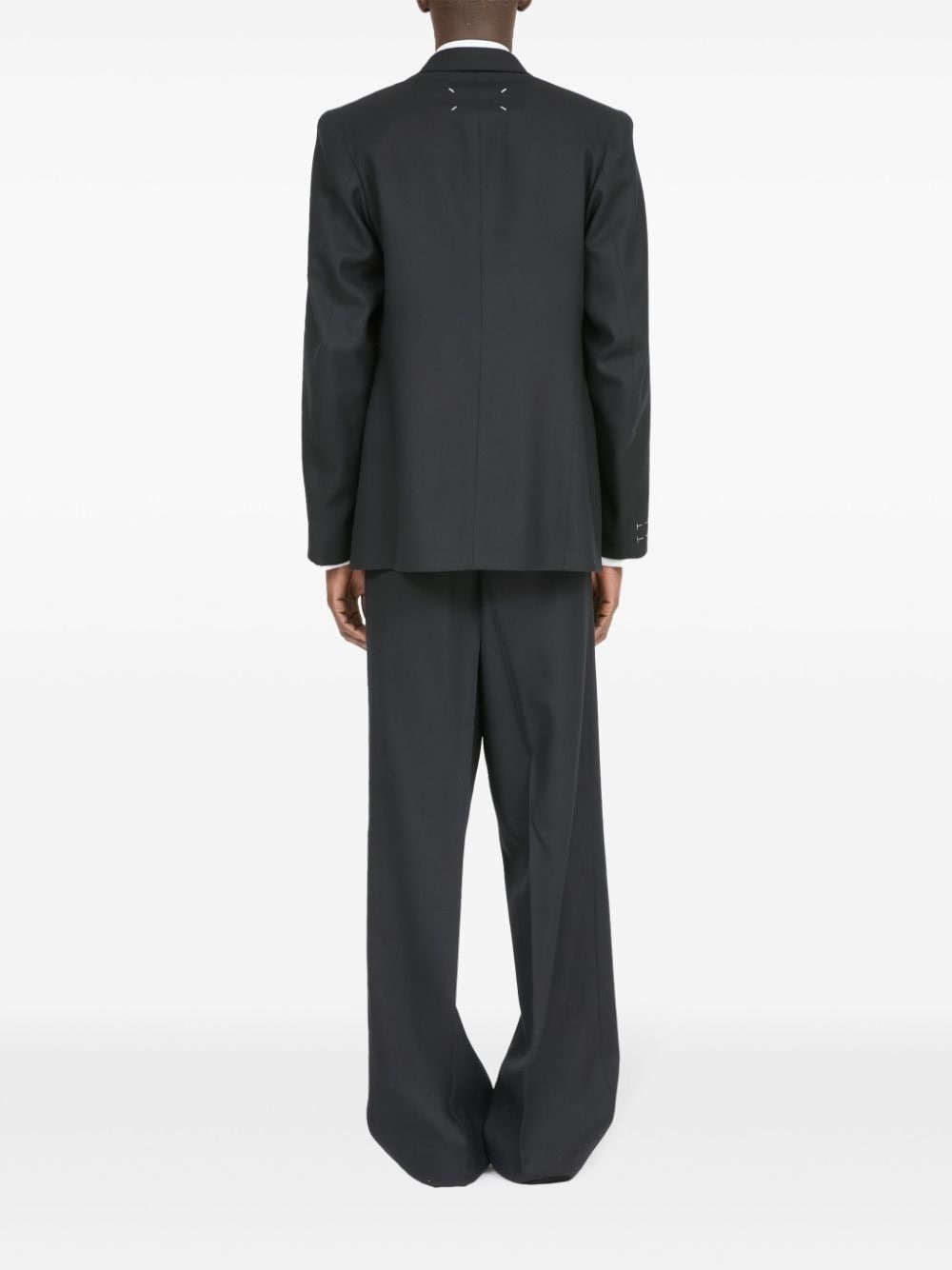single-breasted wool blazer - 4