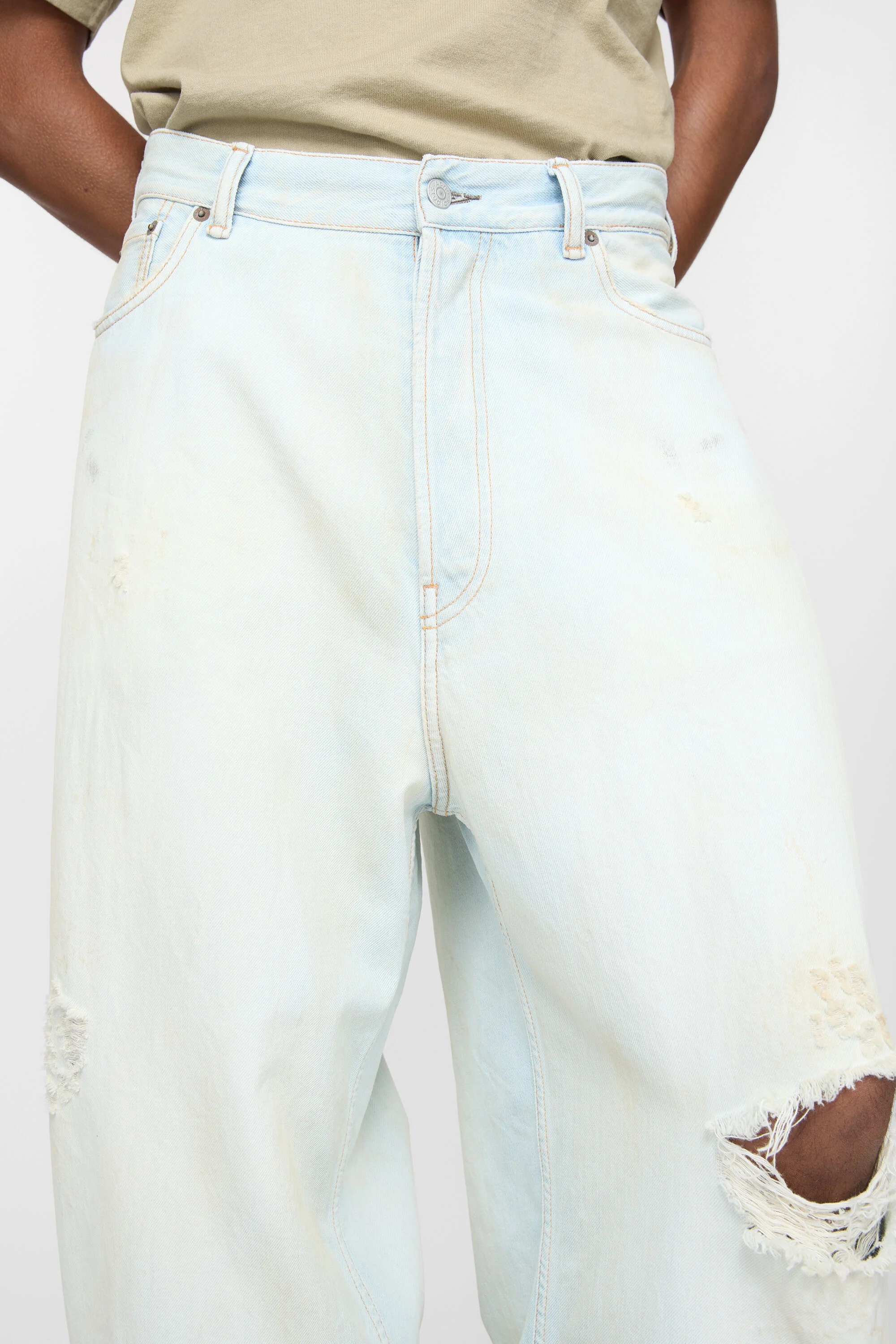 Loose fit jeans - 2023 - Light blue/white - 5