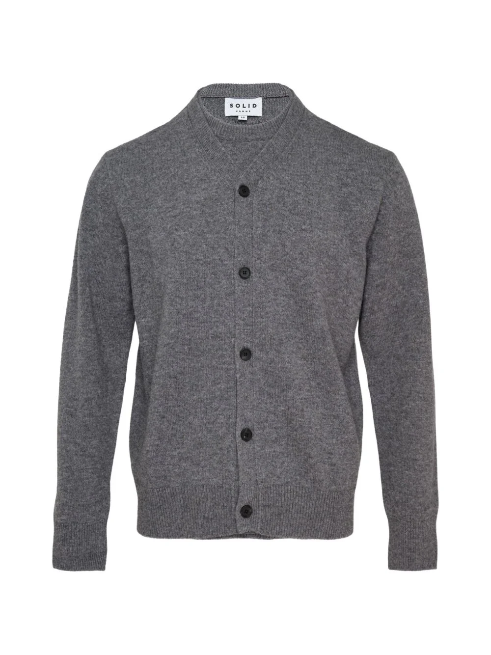 V-neck knitted cardigan - 1