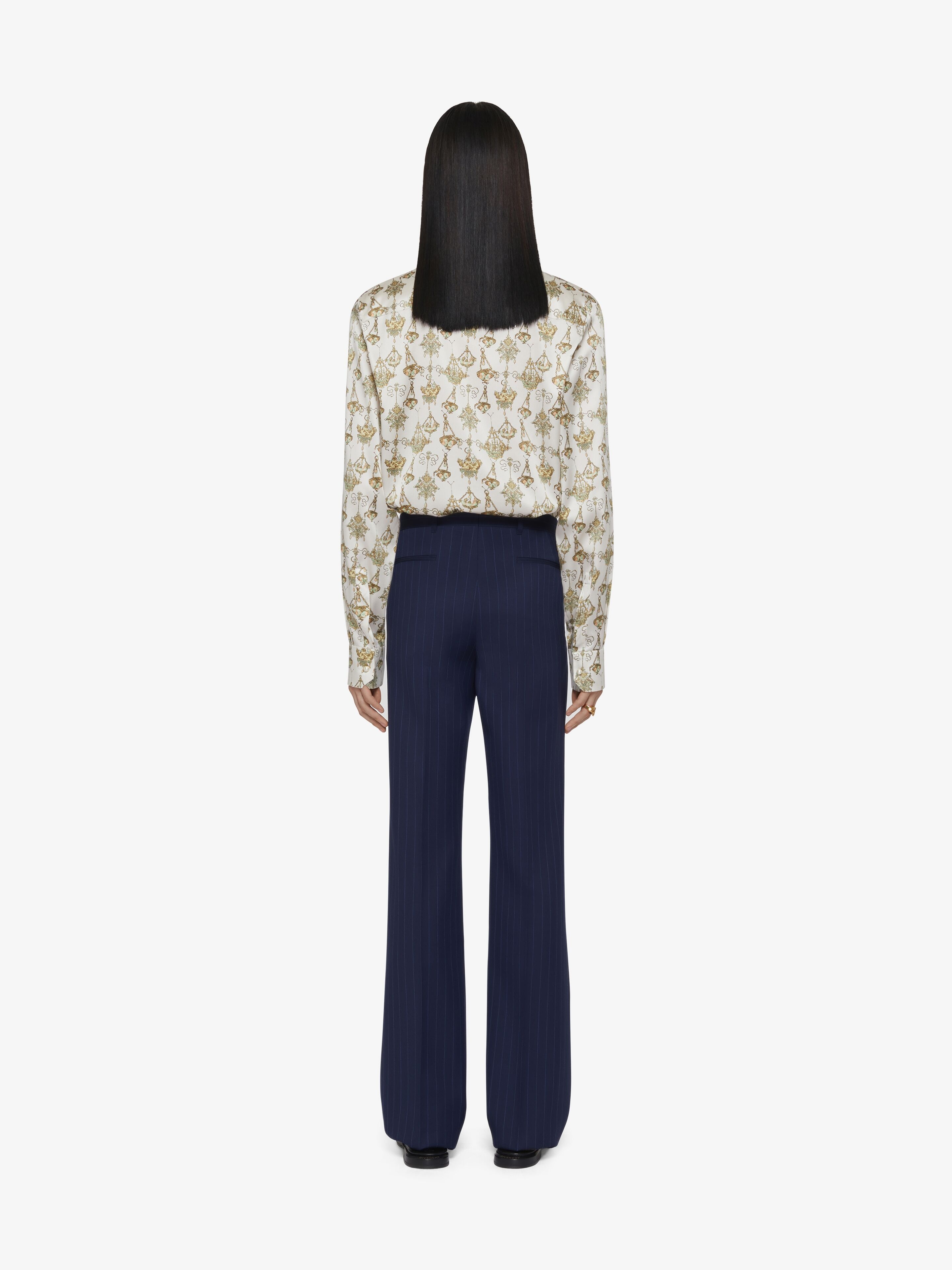 PRINTED CHANDELIER SHIRT IN SILK - 4