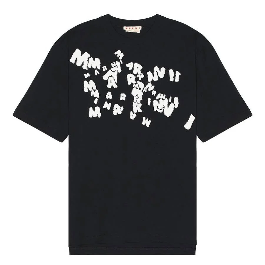 Marni Chaos Graphic Print Cotton T-Shirt - 1