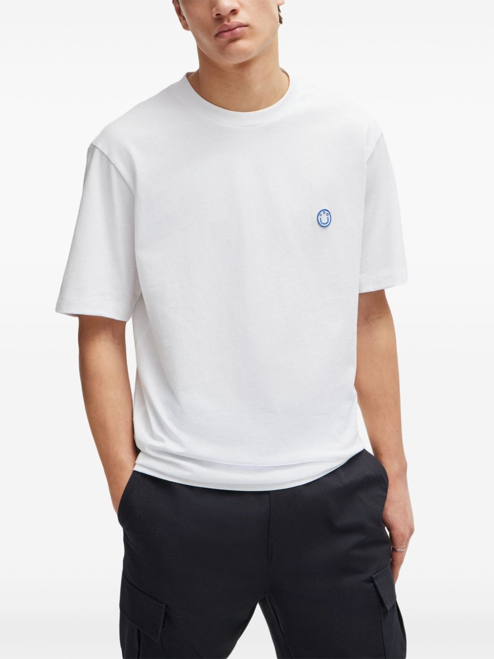logo-appliqué T-shirt - 3