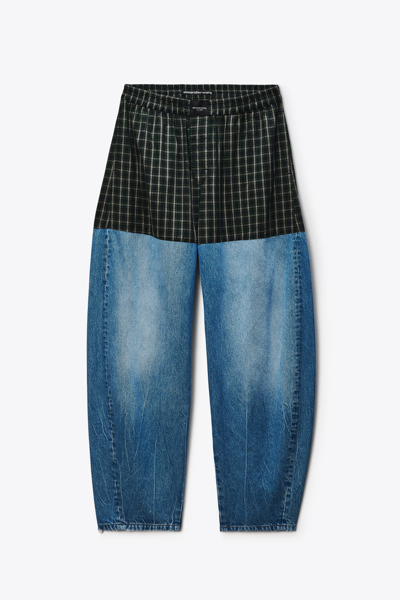 Pre-Styled Wide-Leg Boxer Jean Loose Fit 1