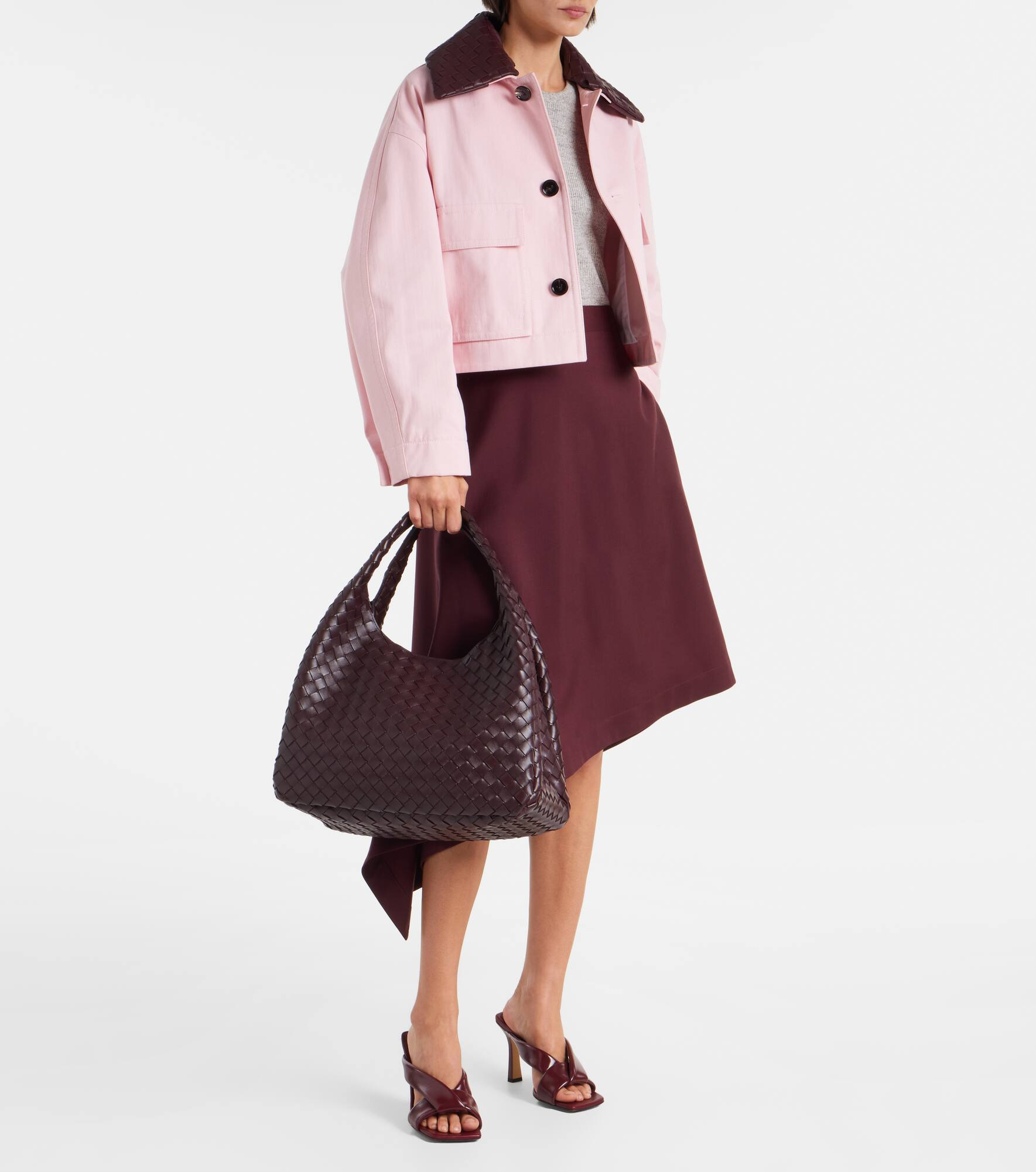 Campana Large leather shoulder bag - 5