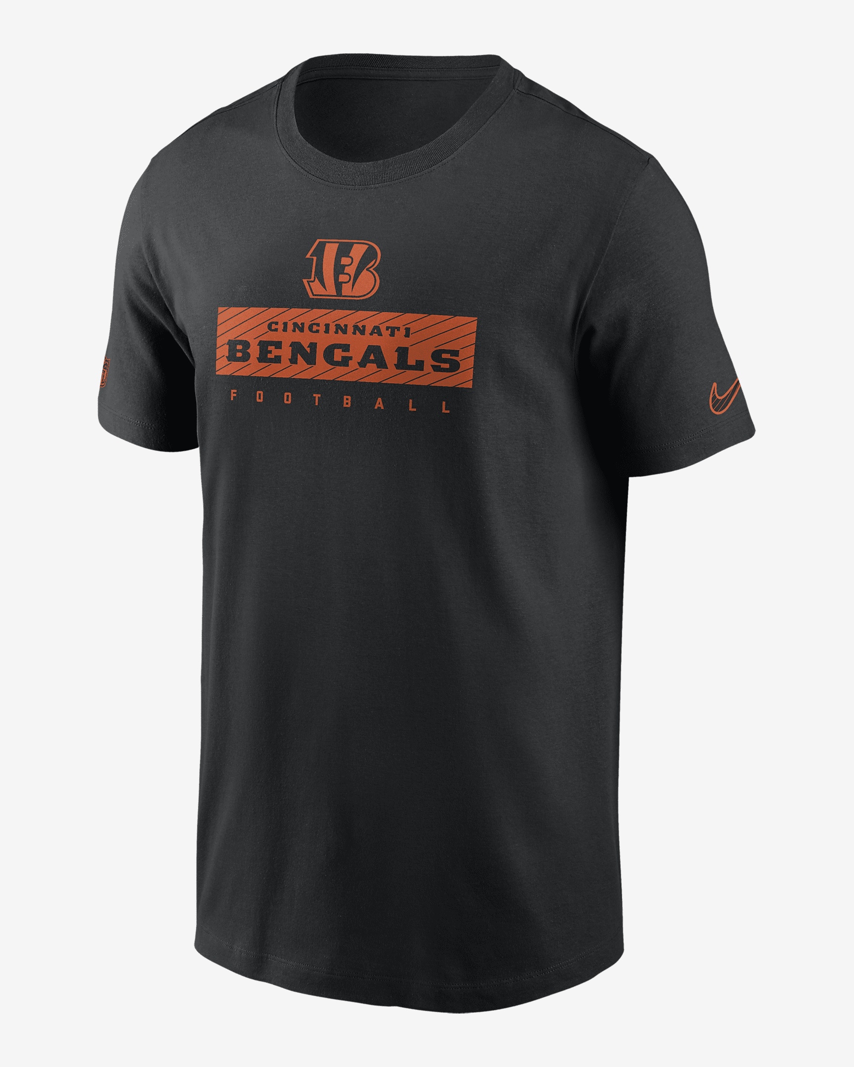 Cincinnati Bengals Sideline Team Issue Nike Men's Dri-FIT NFL T-Shirt - 1